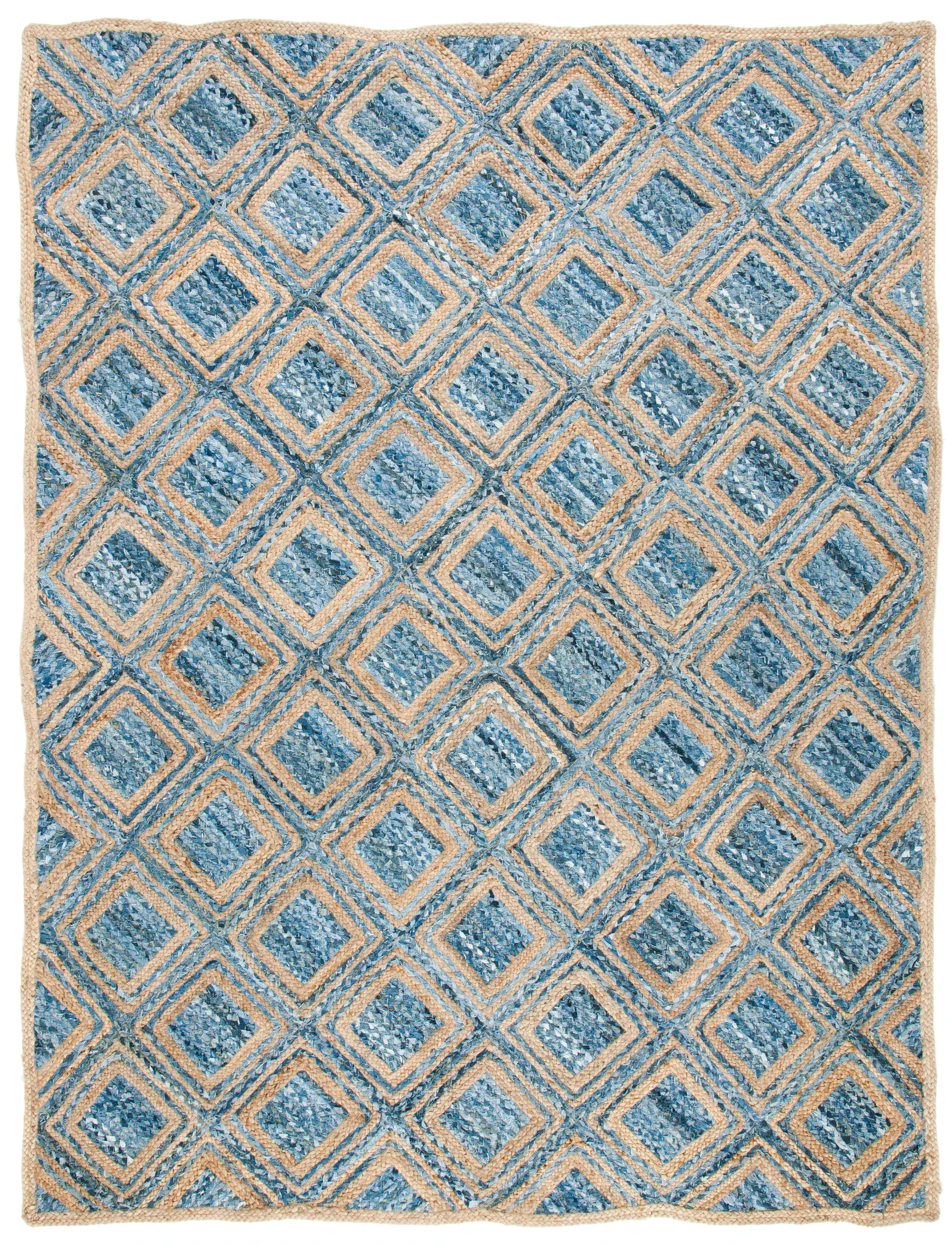 Cape Cod Diamond Hand-Woven Rug