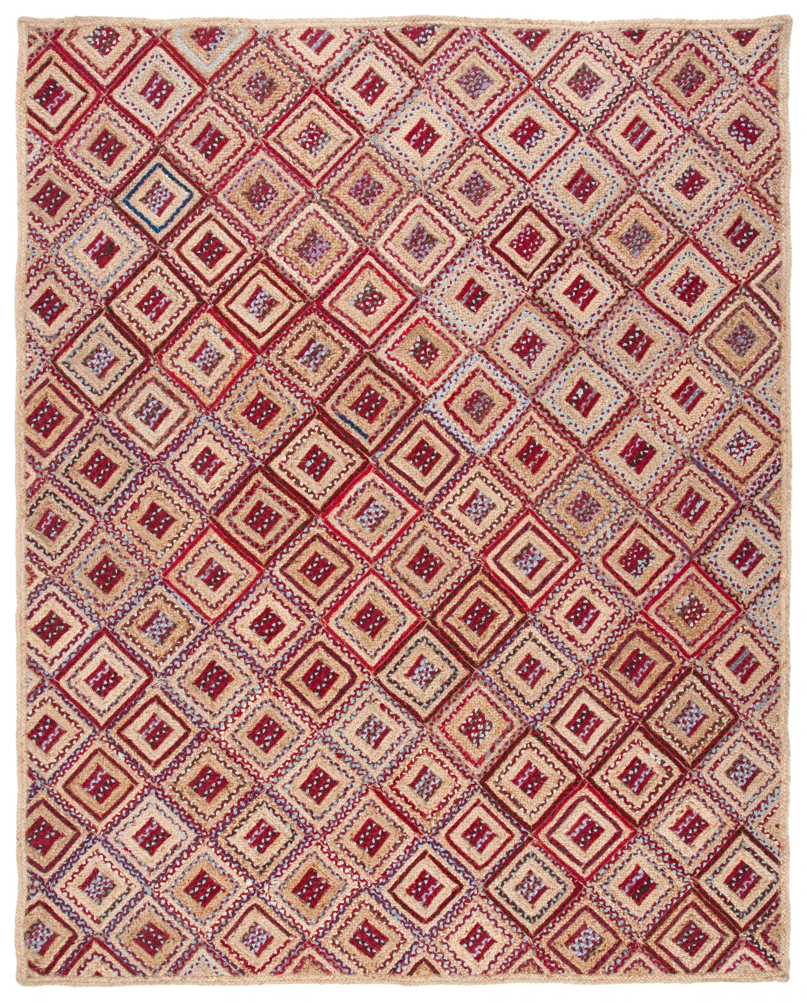 Cape Cod Diamond Hand-Woven Rug