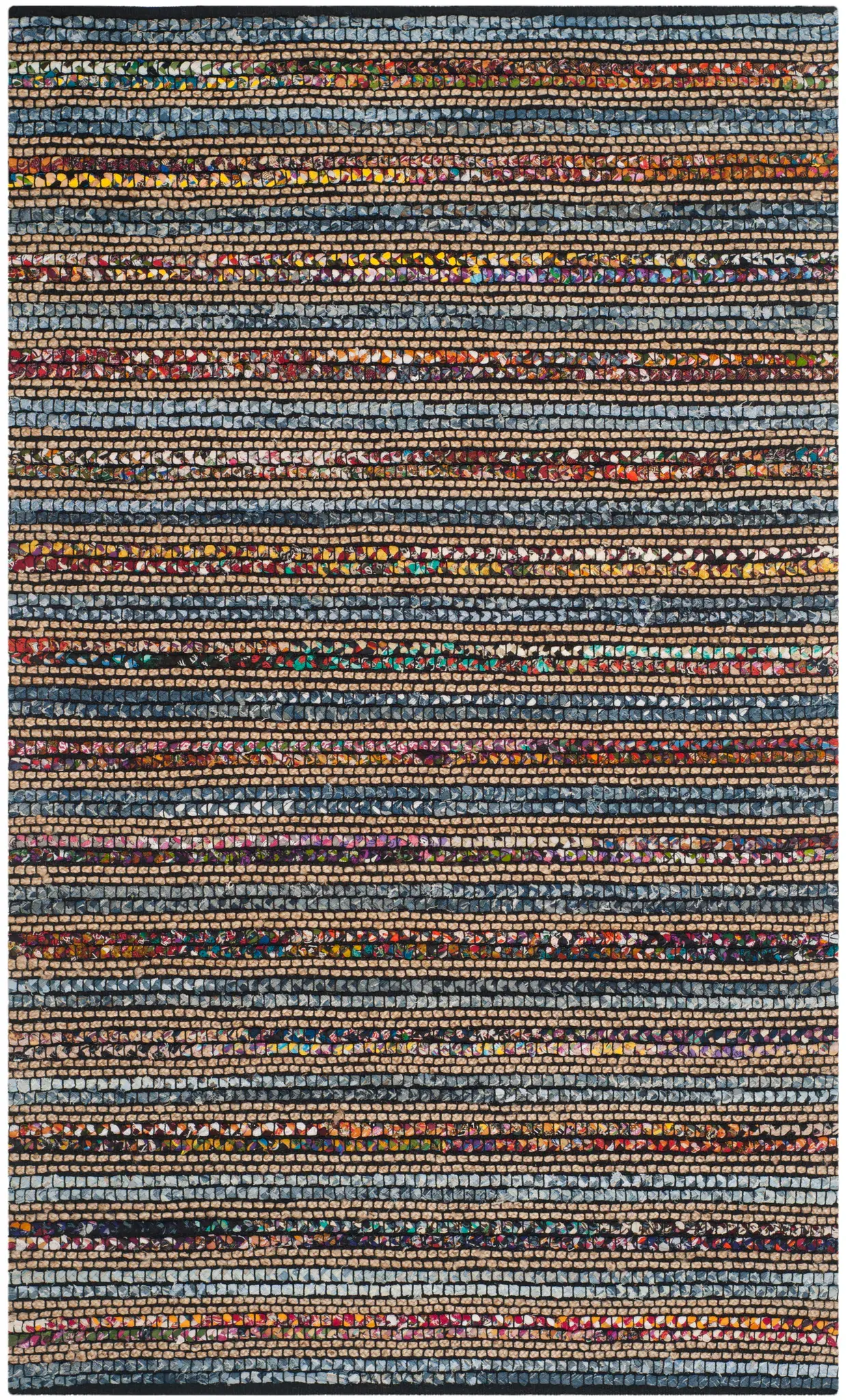 Cape Cod Beaded Stripe Hand-Woven Rug