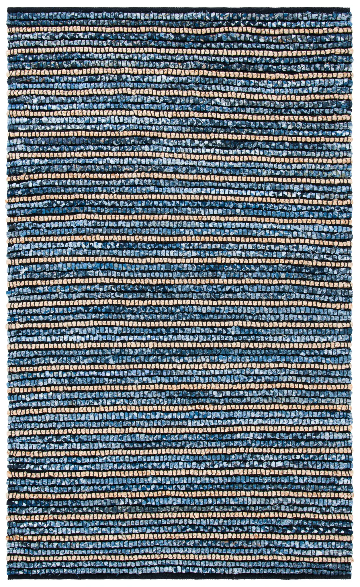 Cape Cod Beaded Stripe Hand-Woven Rug