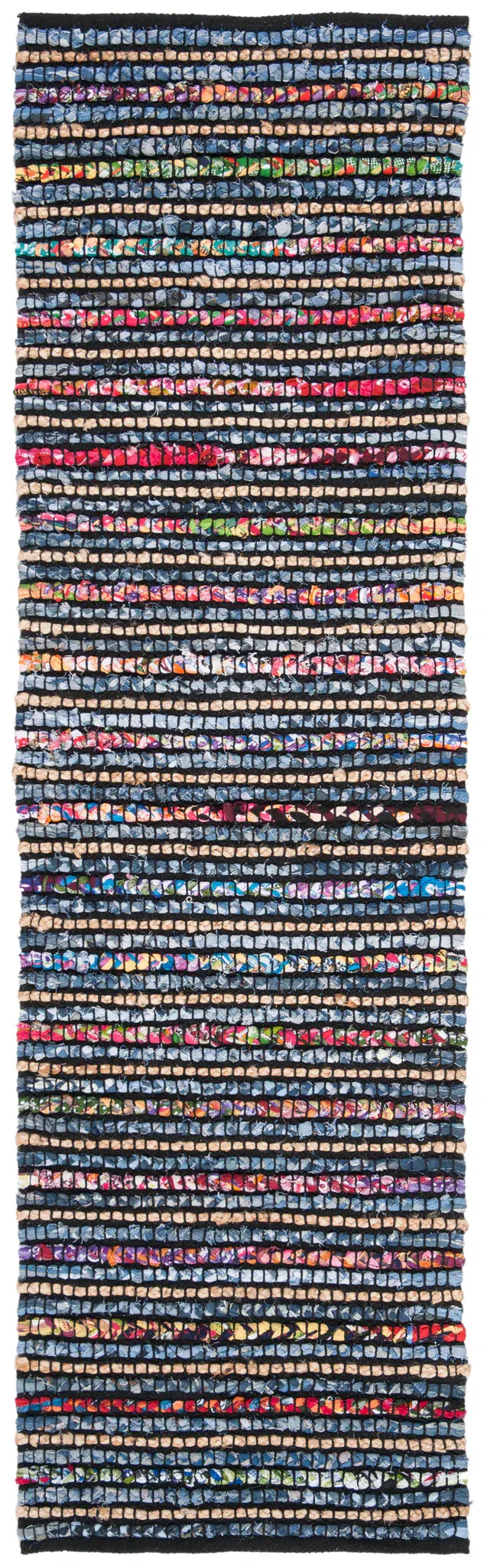 Cape Cod Striped Hand-Woven Cotton Rug