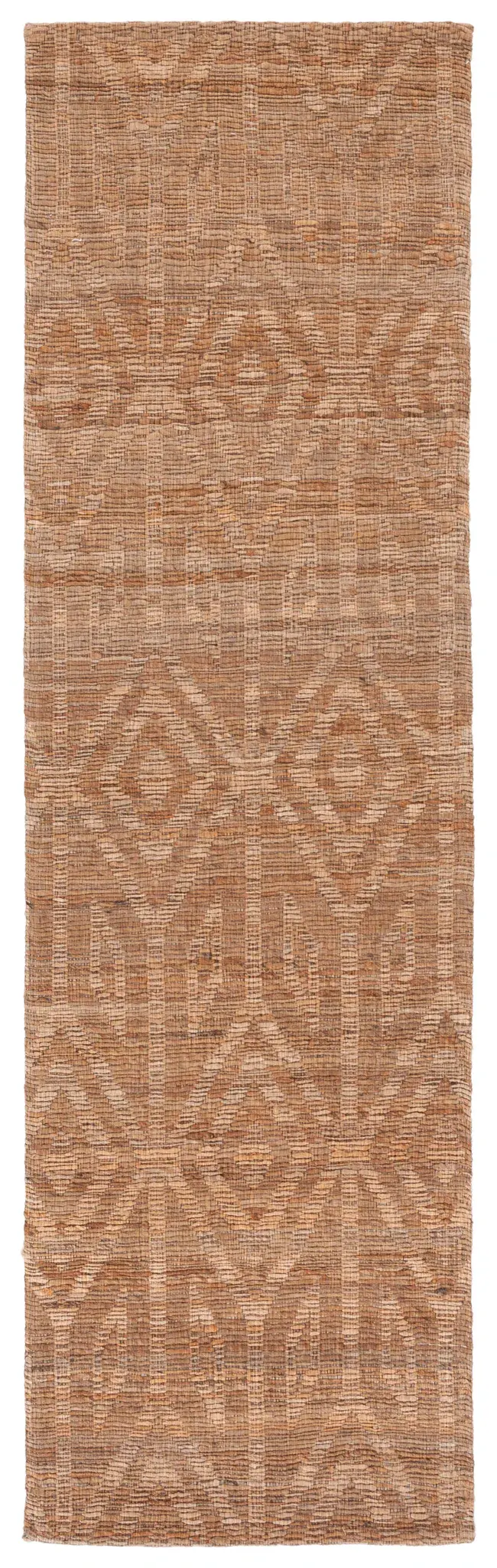 Cape Cod Geometric Diamond Hand-Woven Jute Rug