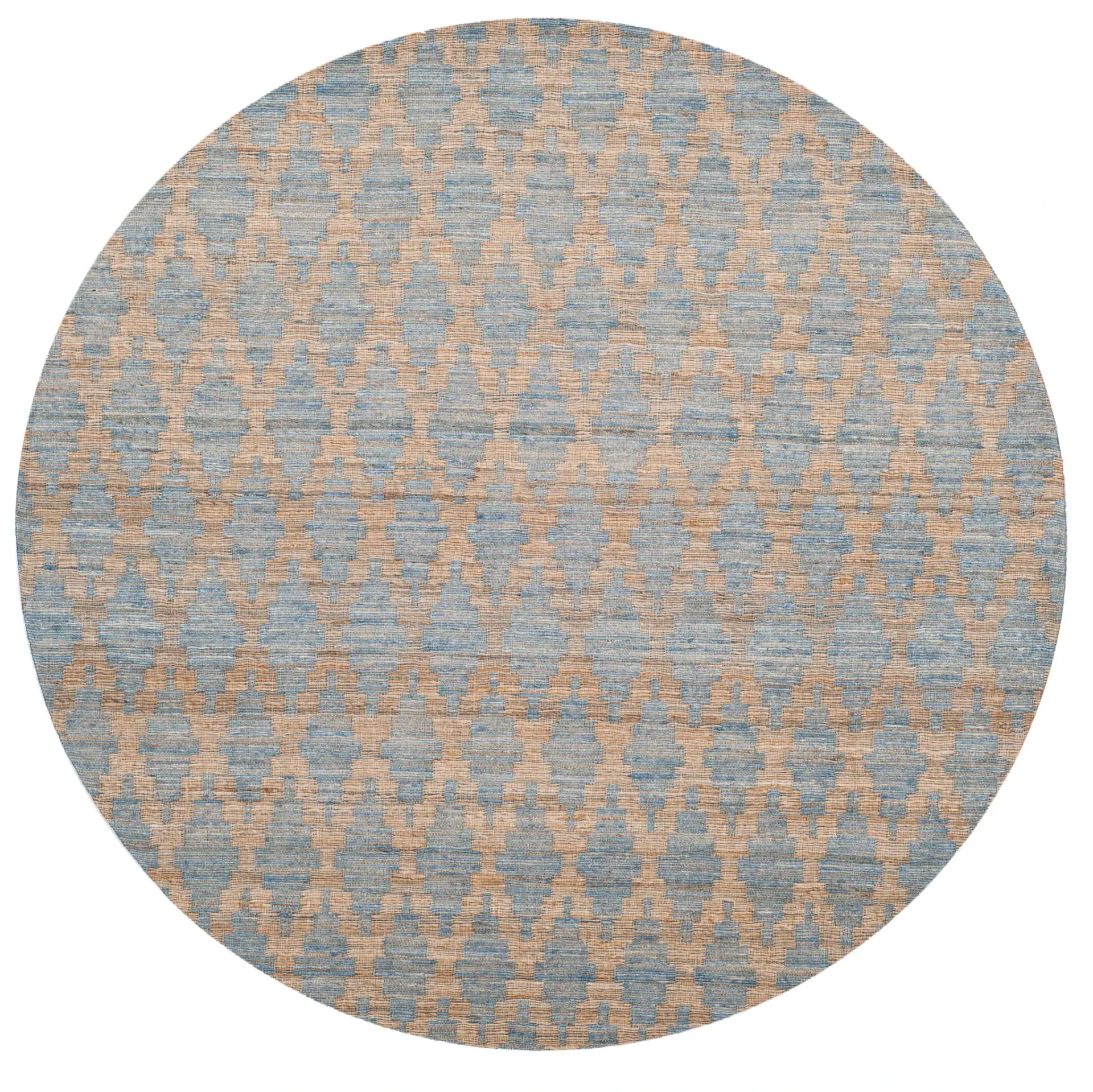 Cape Cod Diamond Trellis Hand-Woven Jute Rug