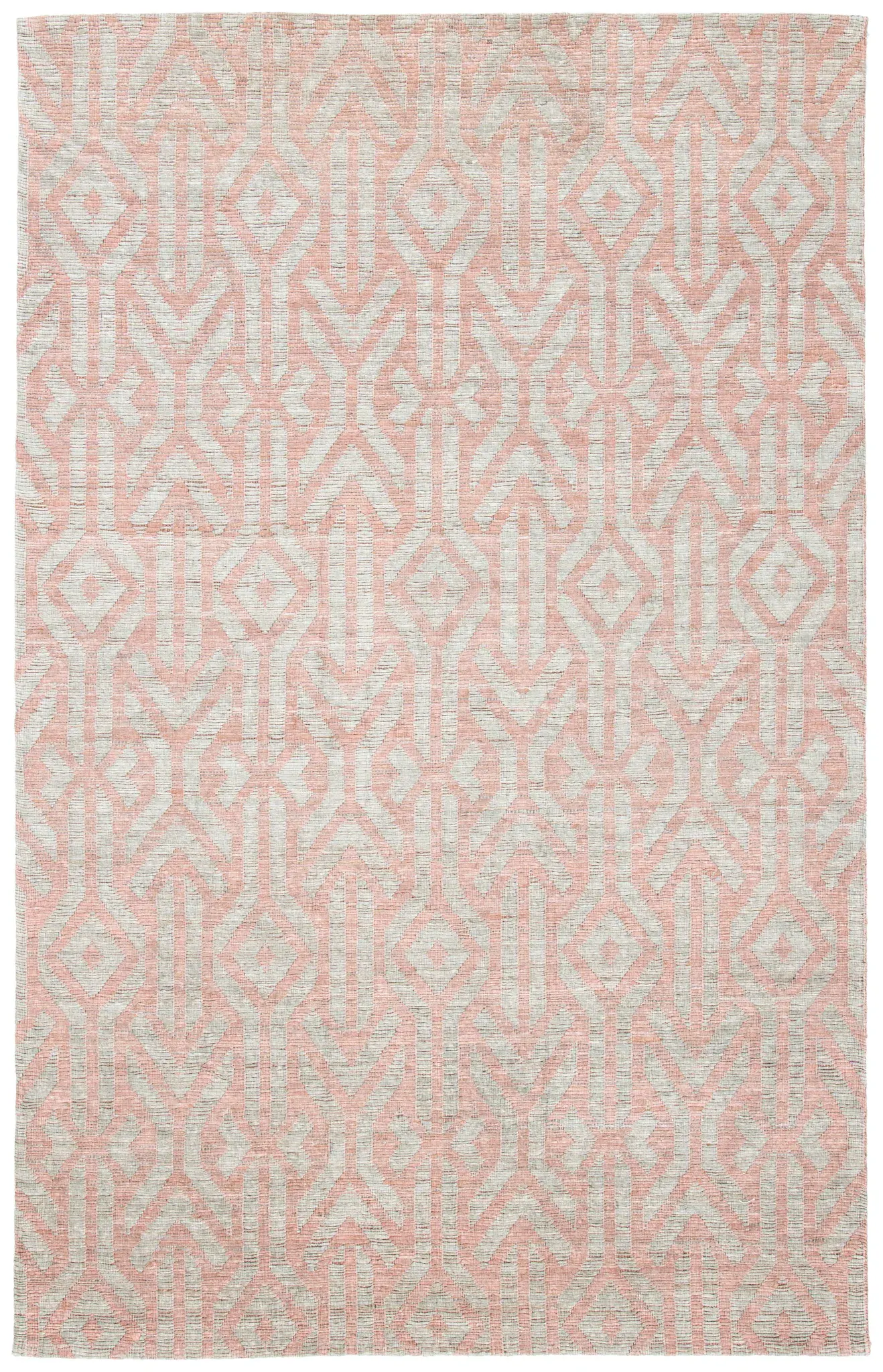 Cape Cod Geometric Diamond Hand-Woven Jute Rug
