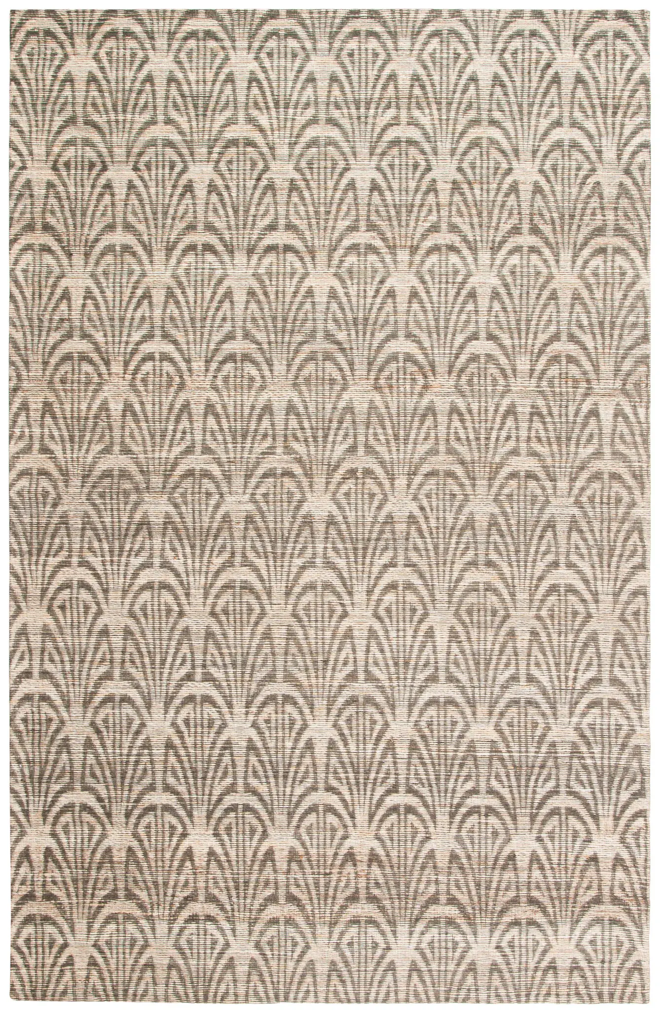Cape Cod Fan Hand-Woven Hemp Rug