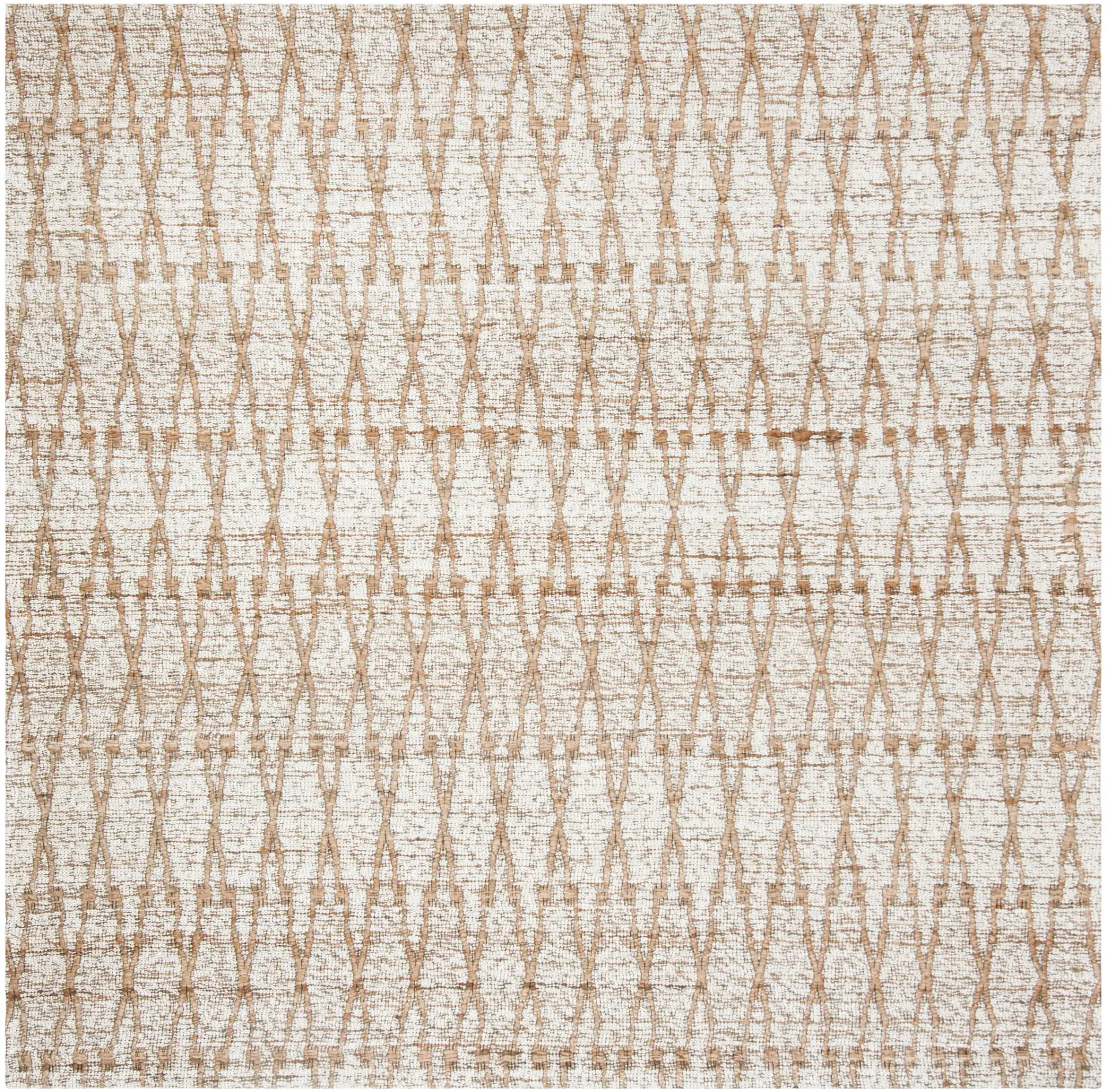 Cape Cod Diamond Lattice Hand-Woven Rug