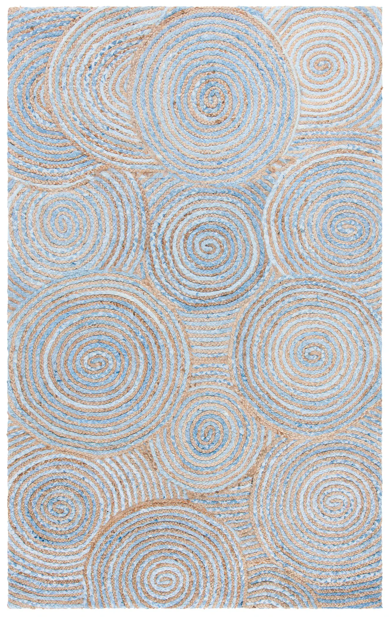 Cape Cod Vermont Concentric Circles Hand-Woven Rug