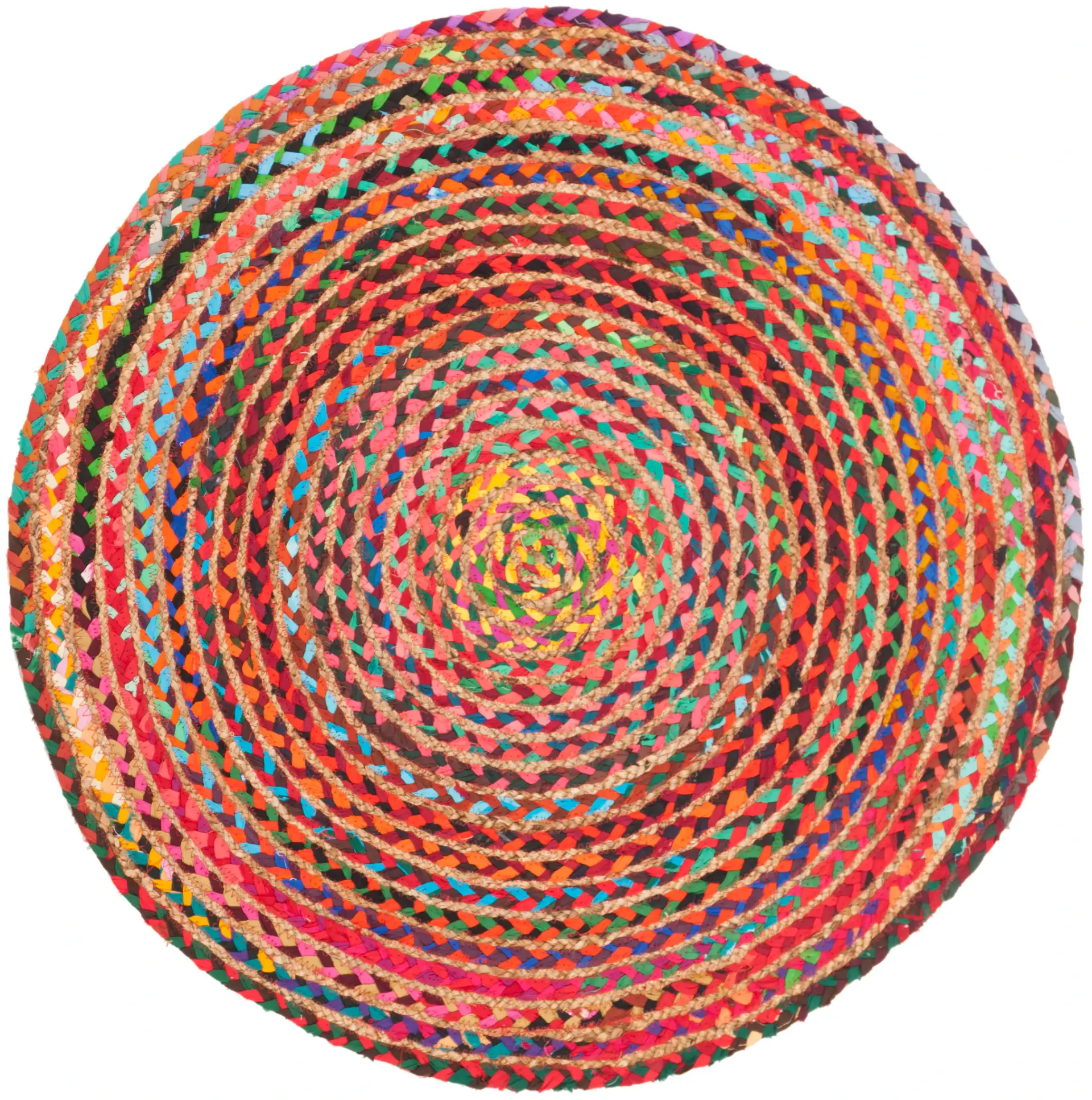 Cape Cod Tight Spiral Stripe Hand-Woven Rug