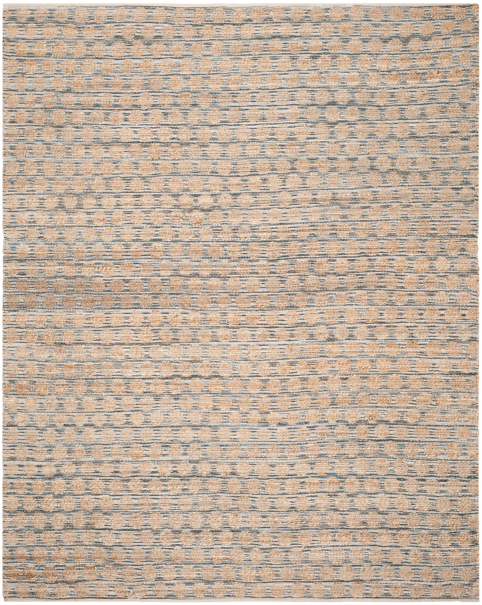 Cape Cod Dotted Stripe Hand-Woven Rug