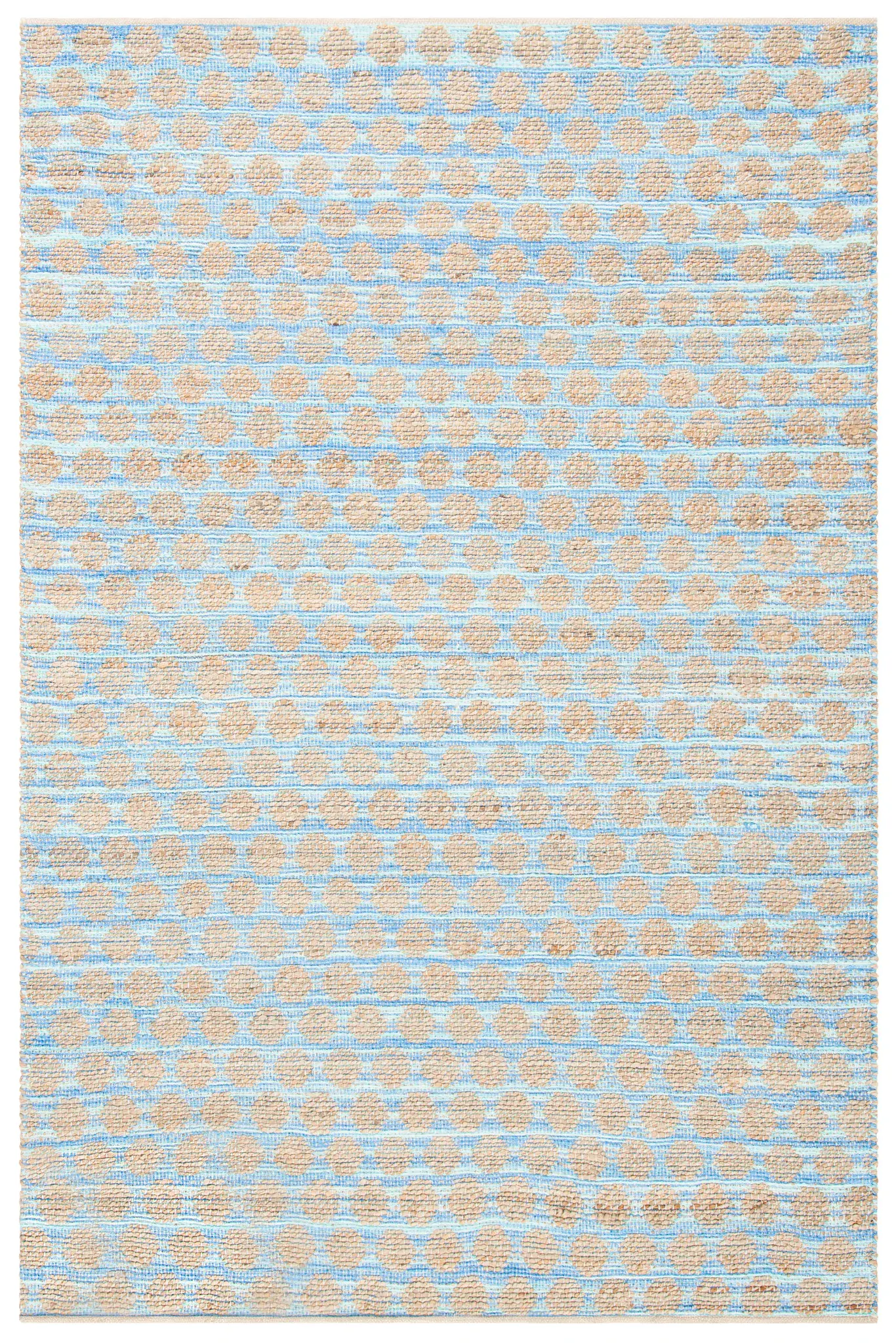 Cape Cod Dotted Stripe Hand-Woven Rug