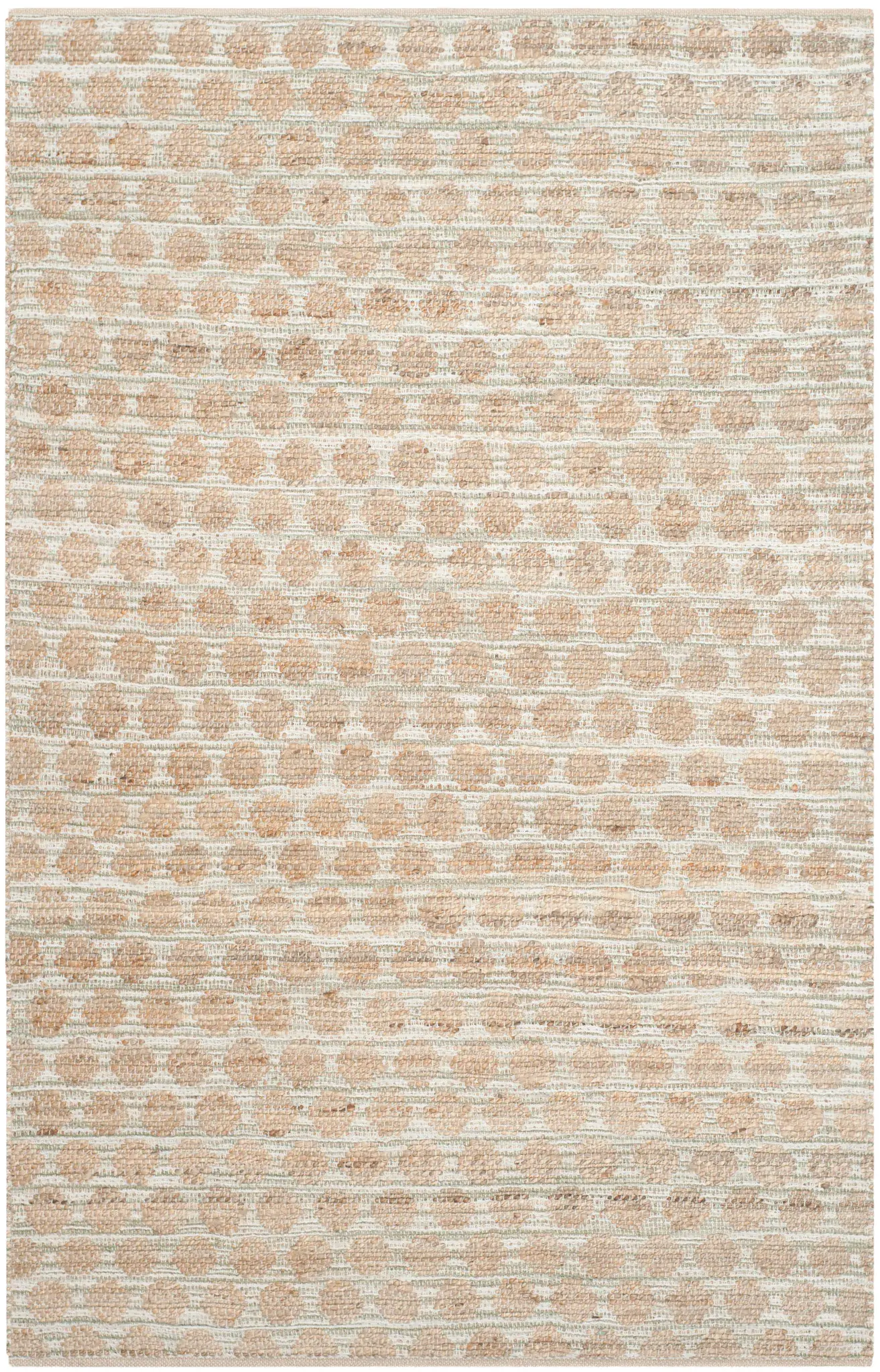 Cape Cod Dotted Stripe Hand-Woven Rug
