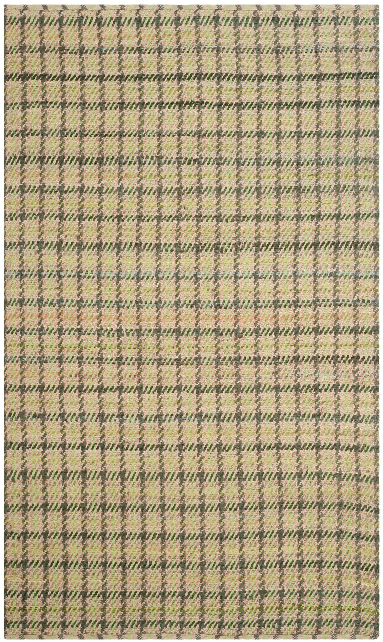 Cape Cod Meadow Houndstooth Hand-Woven Rug