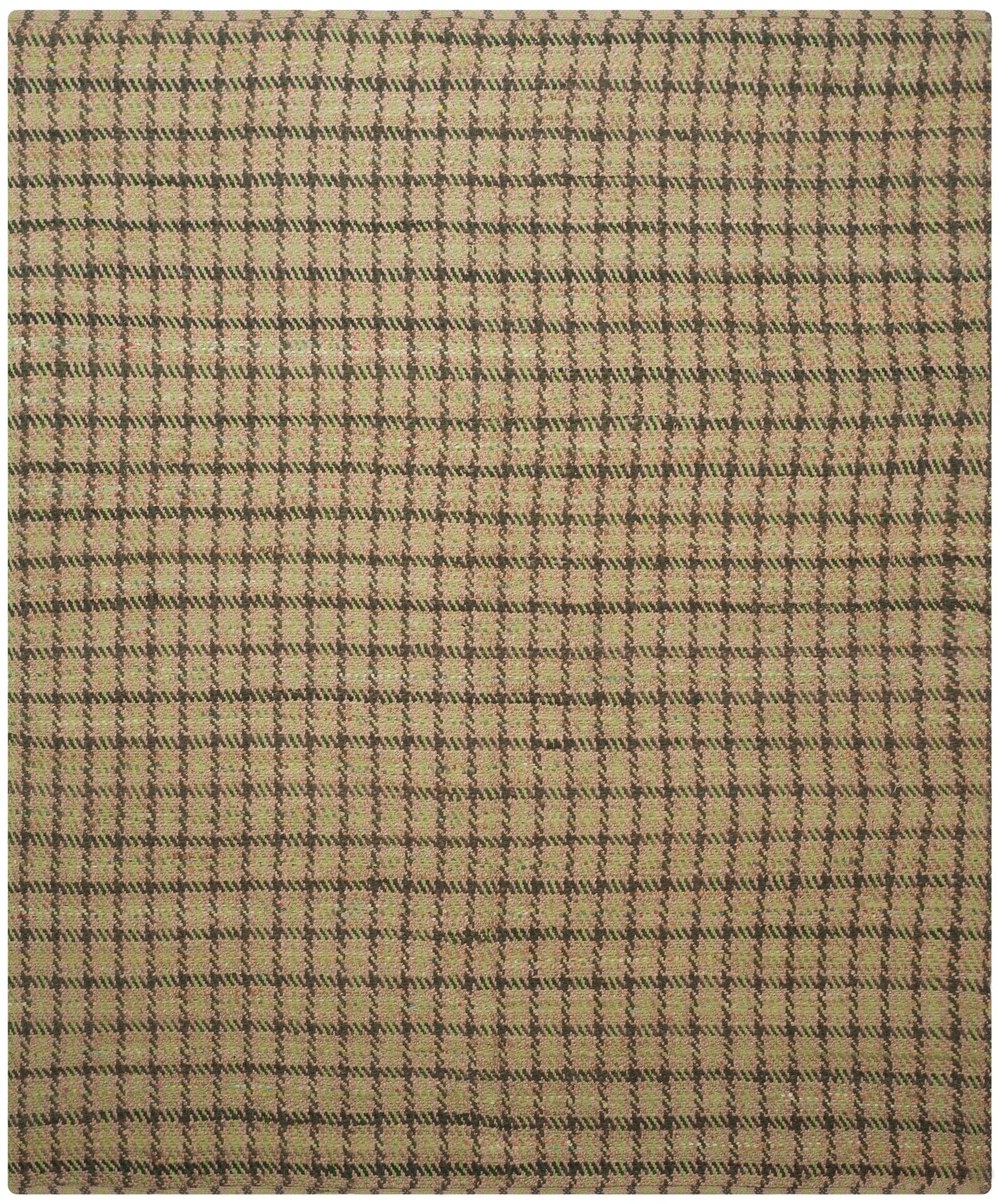 Cape Cod Meadow Houndstooth Hand-Woven Rug