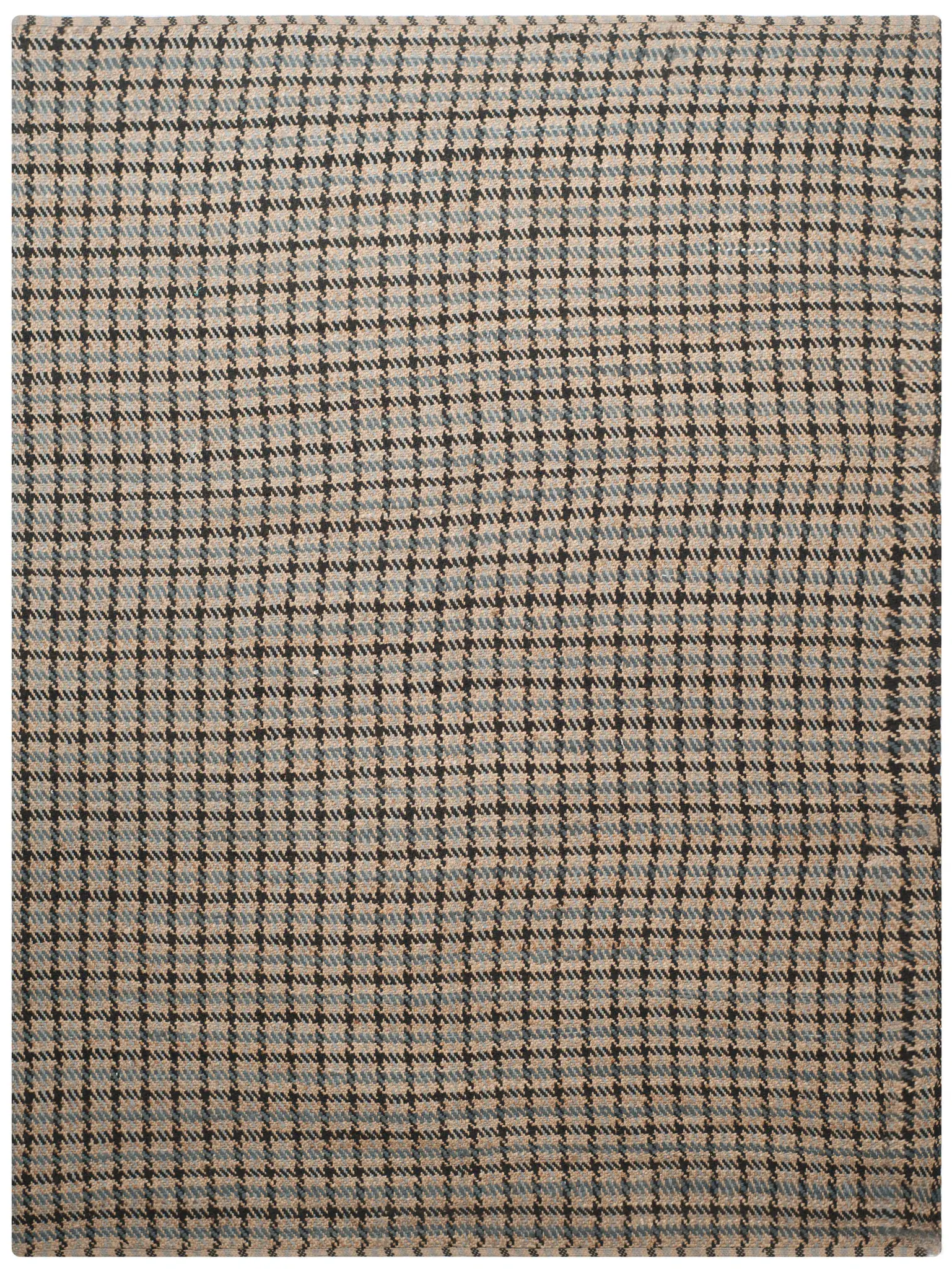 Cape Cod Meadow Houndstooth Hand-Woven Rug