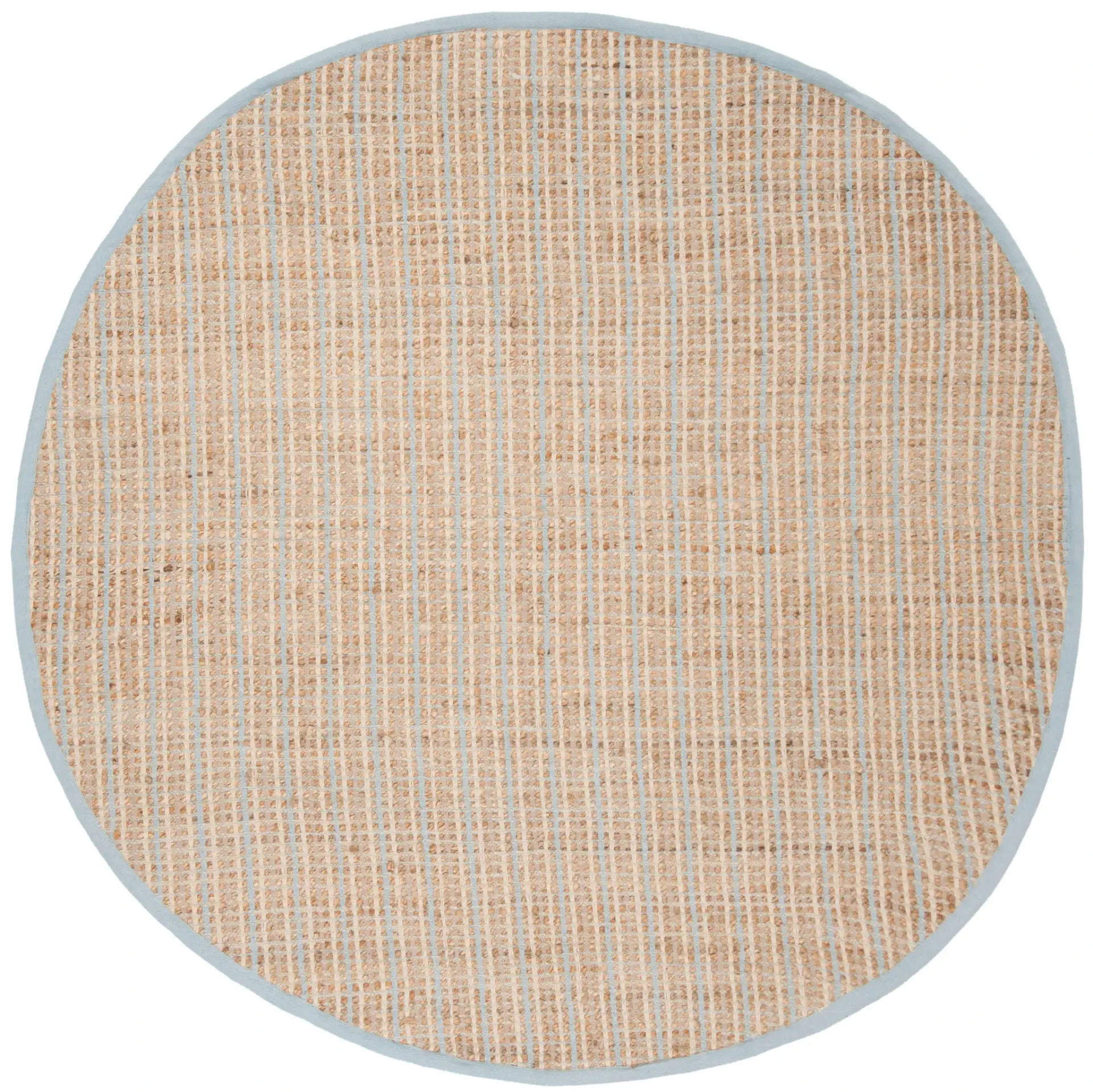 Cape Cod Hand-Woven Fine Stripe Jute Rug