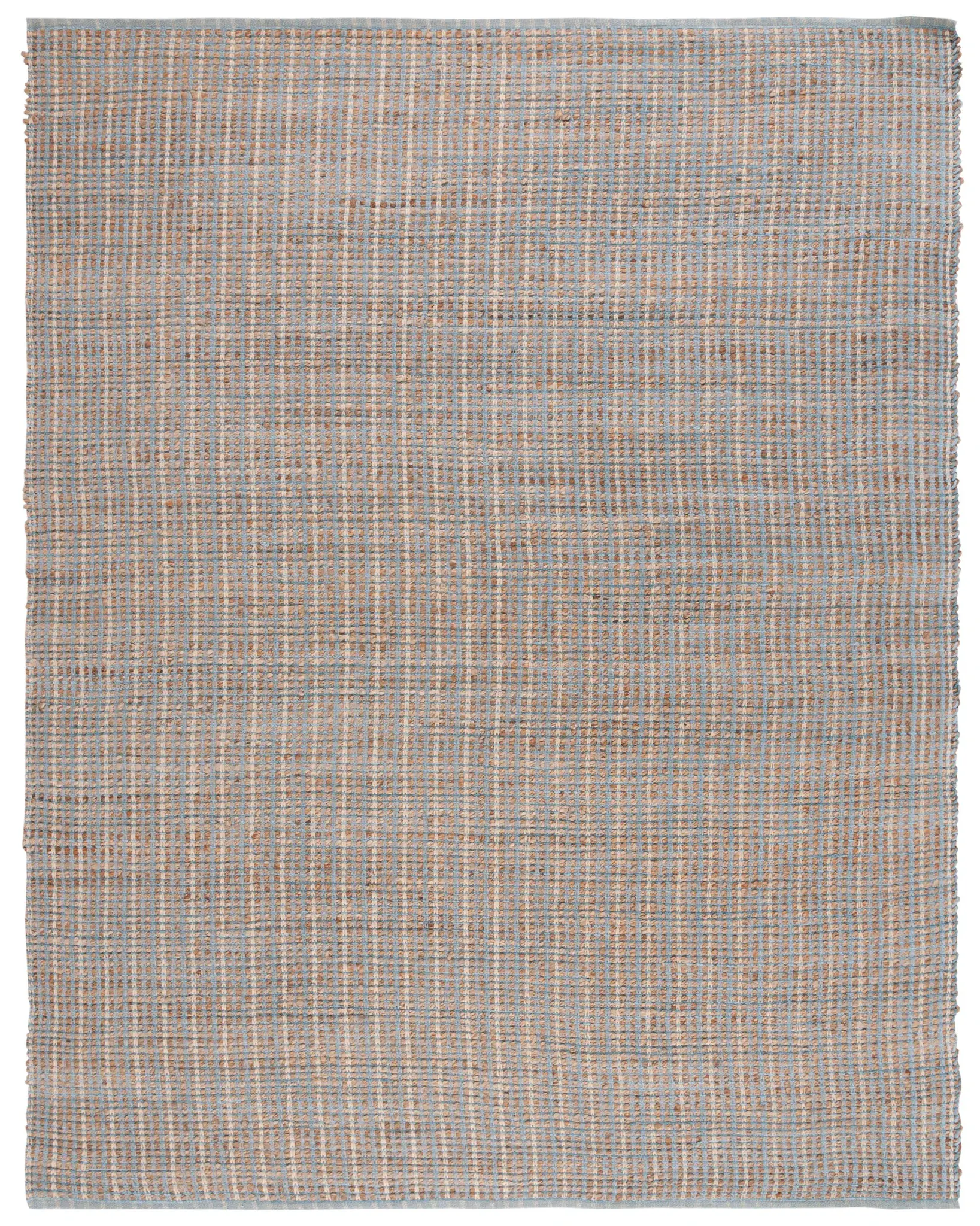 Cape Cod Hand-Woven Fine Stripe Jute Rug