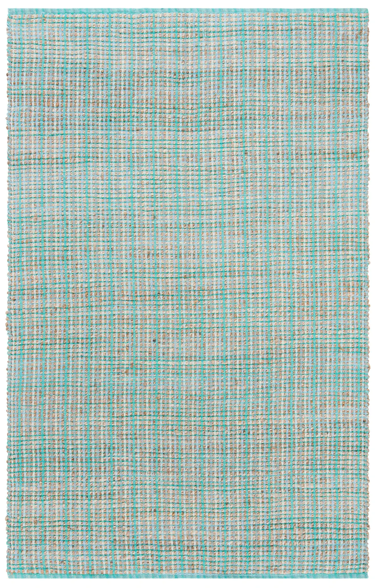 Cape Cod Hand-Woven Fine Stripe Jute Rug
