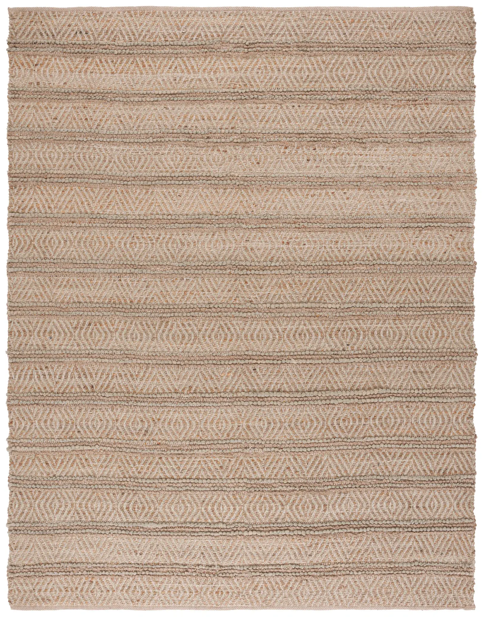 Cape Cod Striped Diamond Hand-Woven Rug