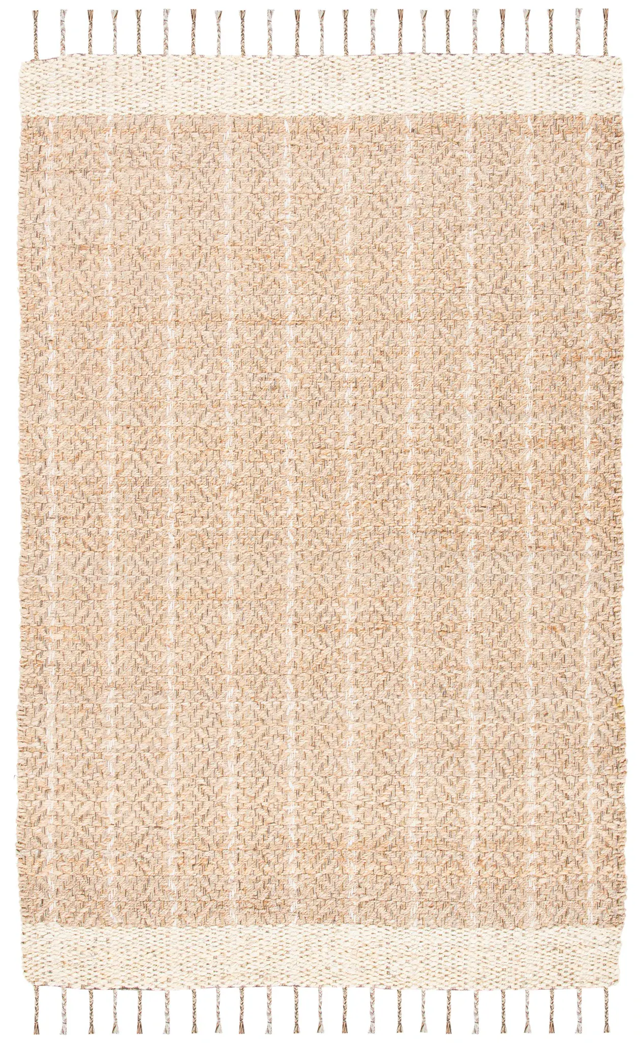 Cape Cod Grid Banded Hand-Woven Rug
