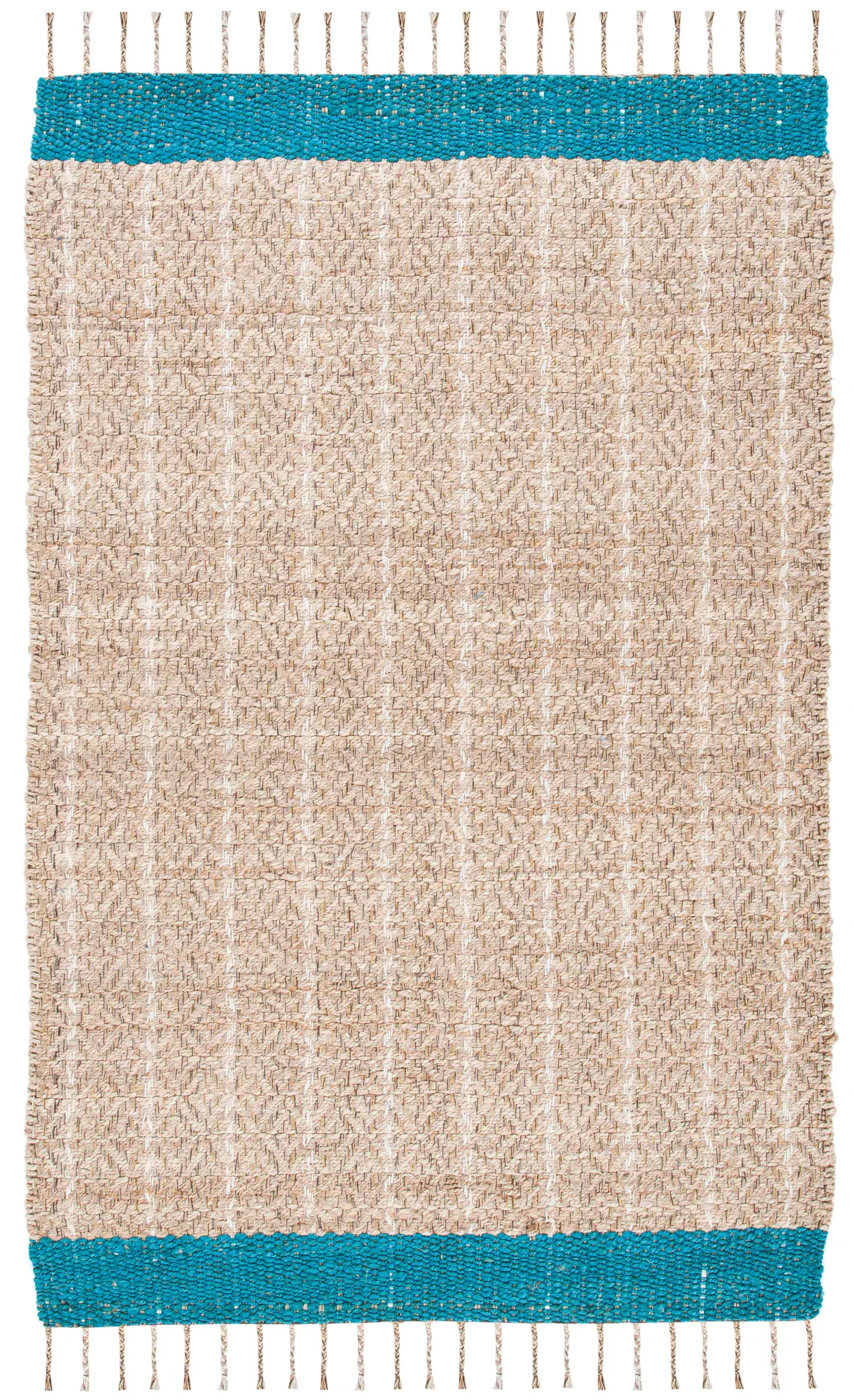 Cape Cod Grid Banded Hand-Woven Rug