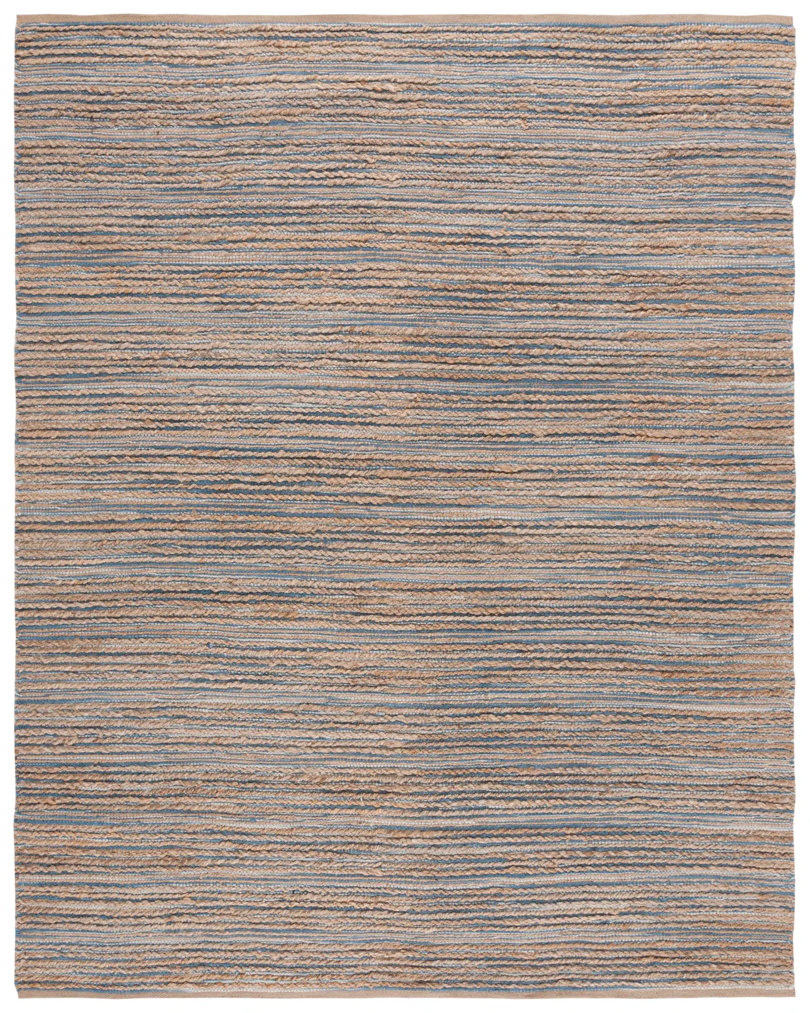 Cape Cod Vermont Striped Hand-Woven Jute Rug