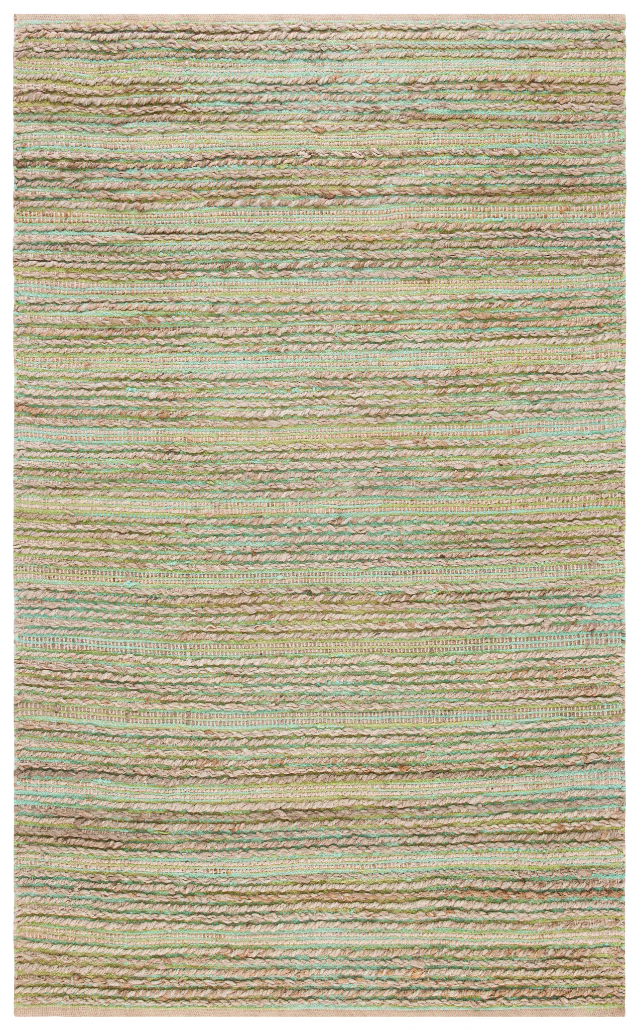 Cape Cod Vermont Striped Hand-Woven Jute Rug