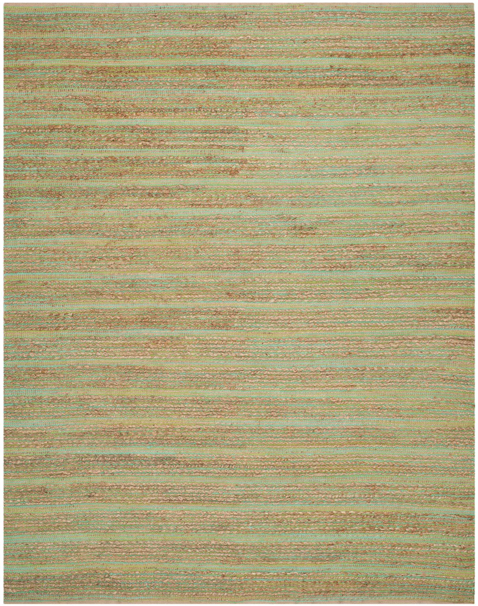 Cape Cod Vermont Striped Hand-Woven Jute Rug