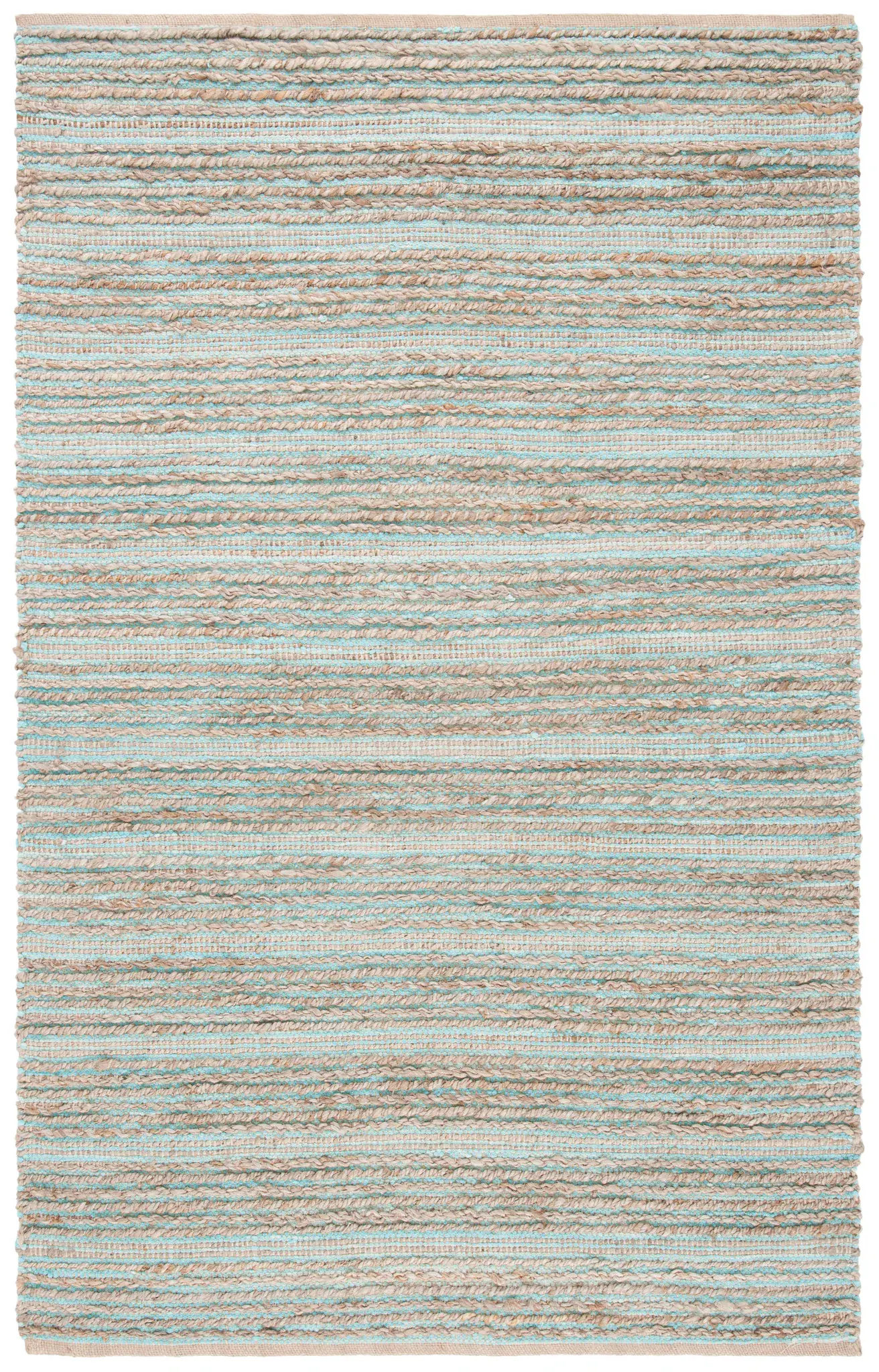 Cape Cod Vermont Striped Hand-Woven Jute Rug