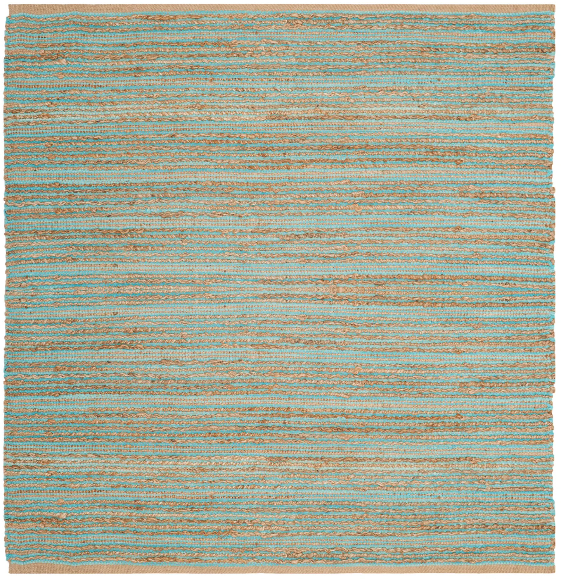 Cape Cod Vermont Striped Hand-Woven Jute Rug