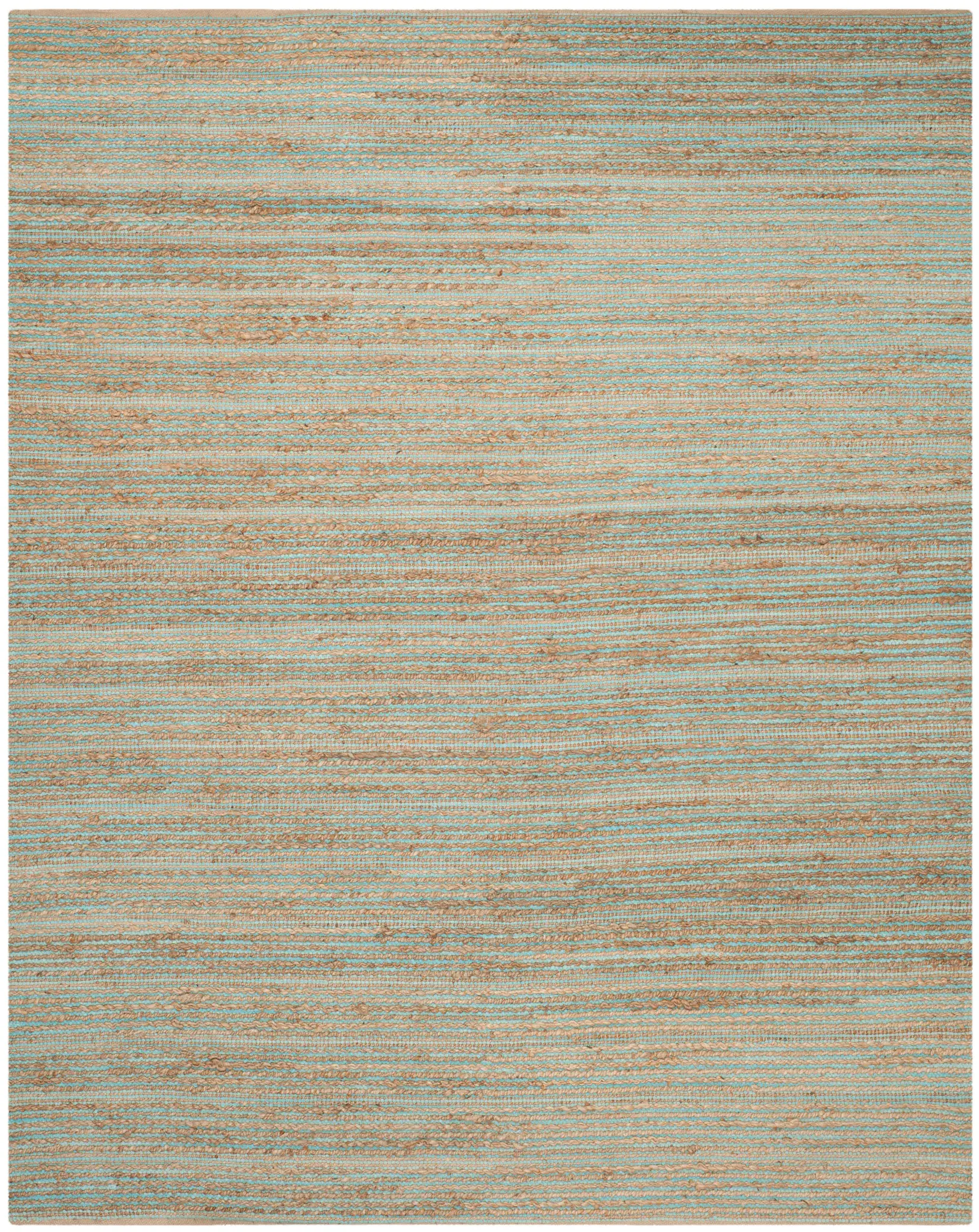 Cape Cod Vermont Striped Hand-Woven Jute Rug