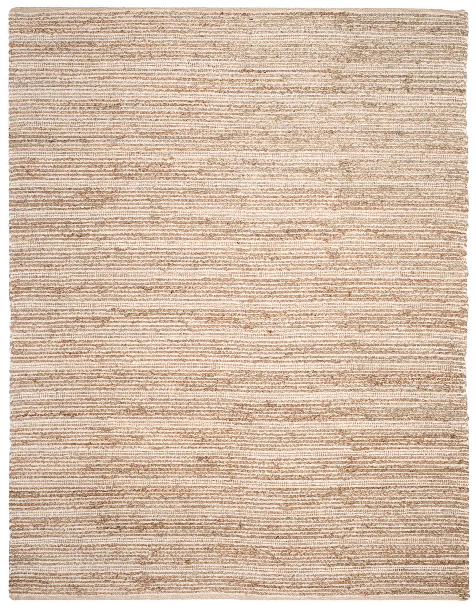 Cape Cod Vermont Striped Hand-Woven Jute Rug