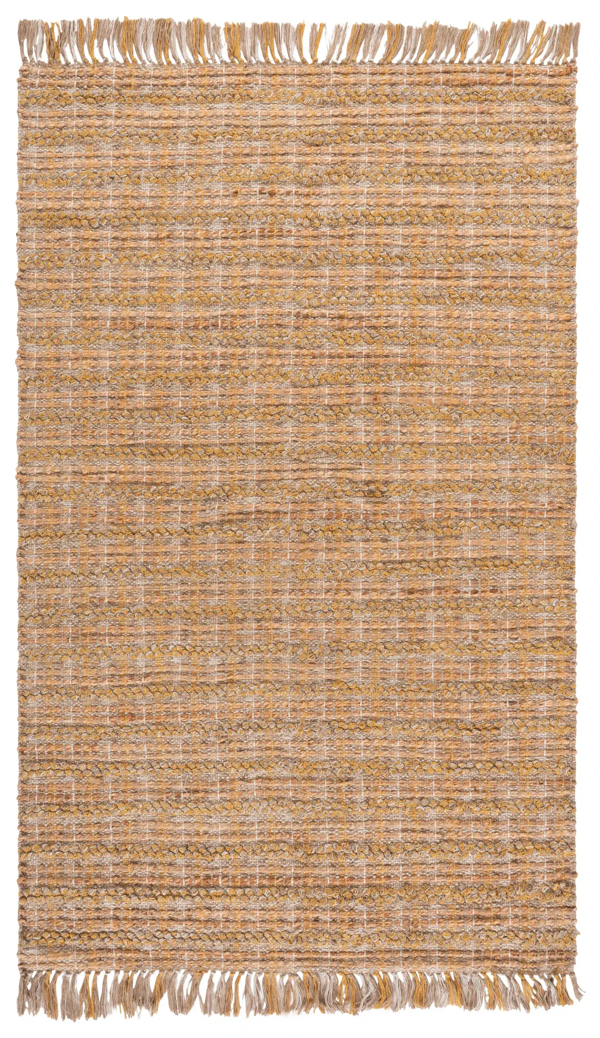 Cape Cod Checkered Hand-Woven Jute Rug