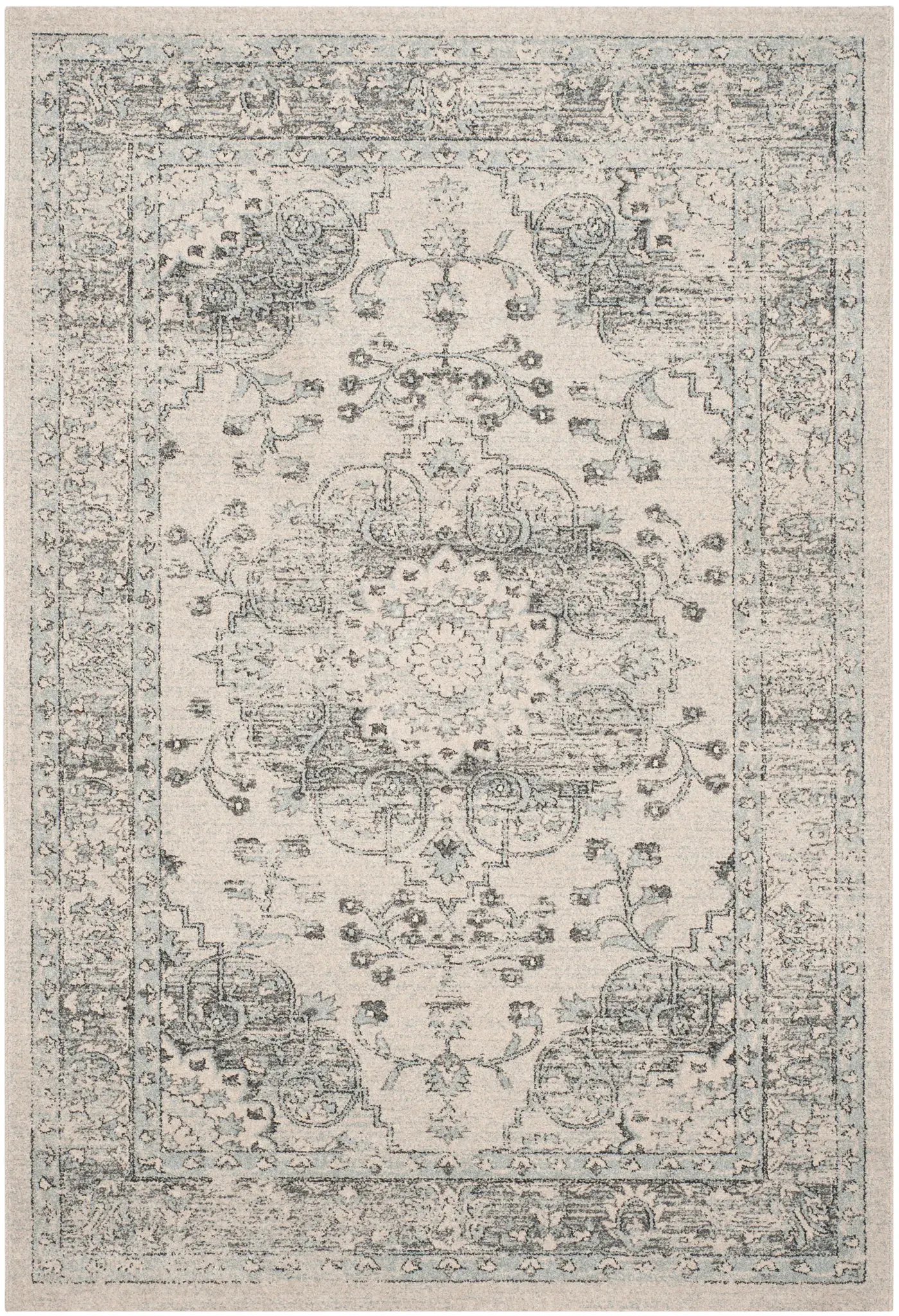 Carmel Distressed Medallion Rug