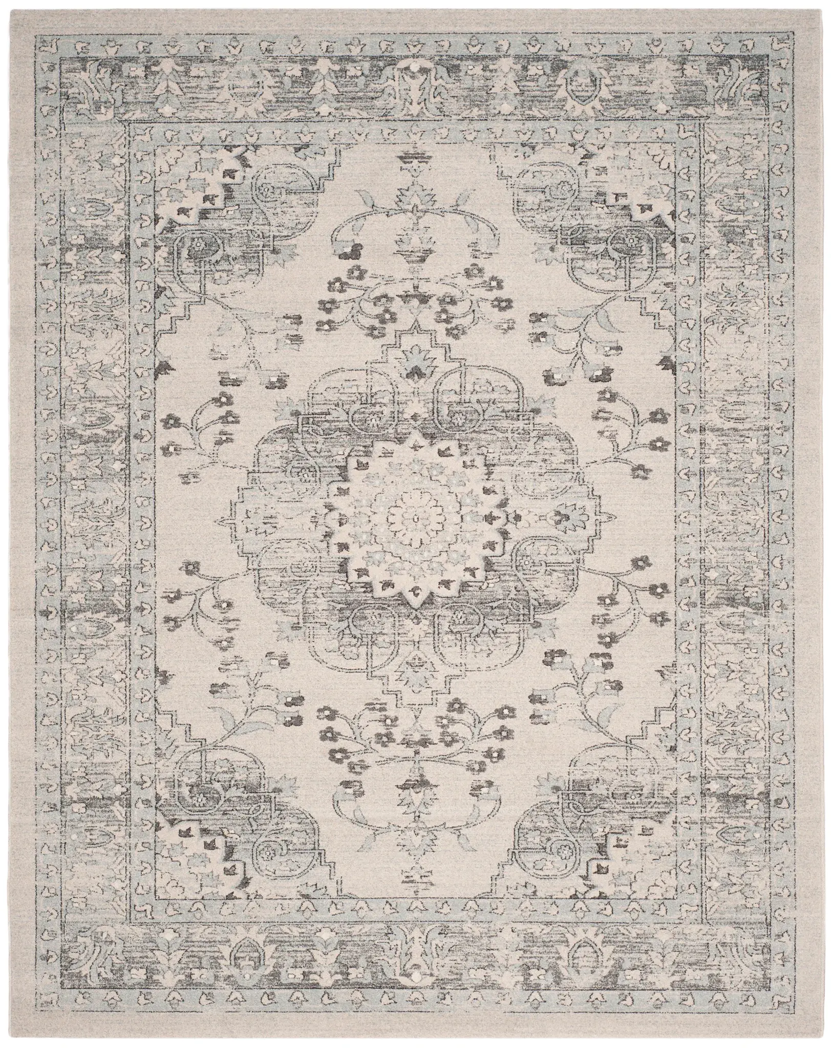 Carmel Distressed Medallion Rug