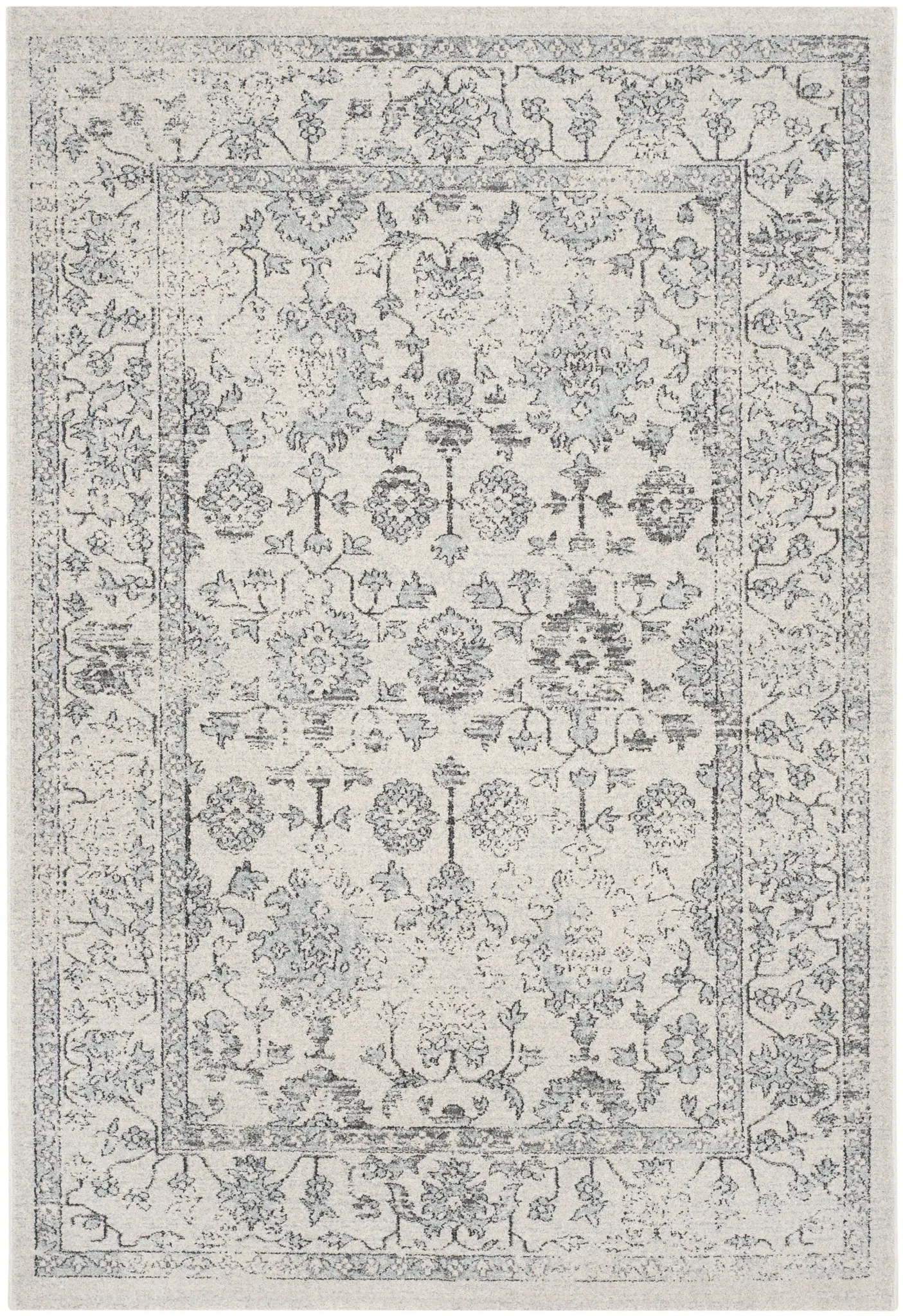 Carmel Bordered Floral Rug