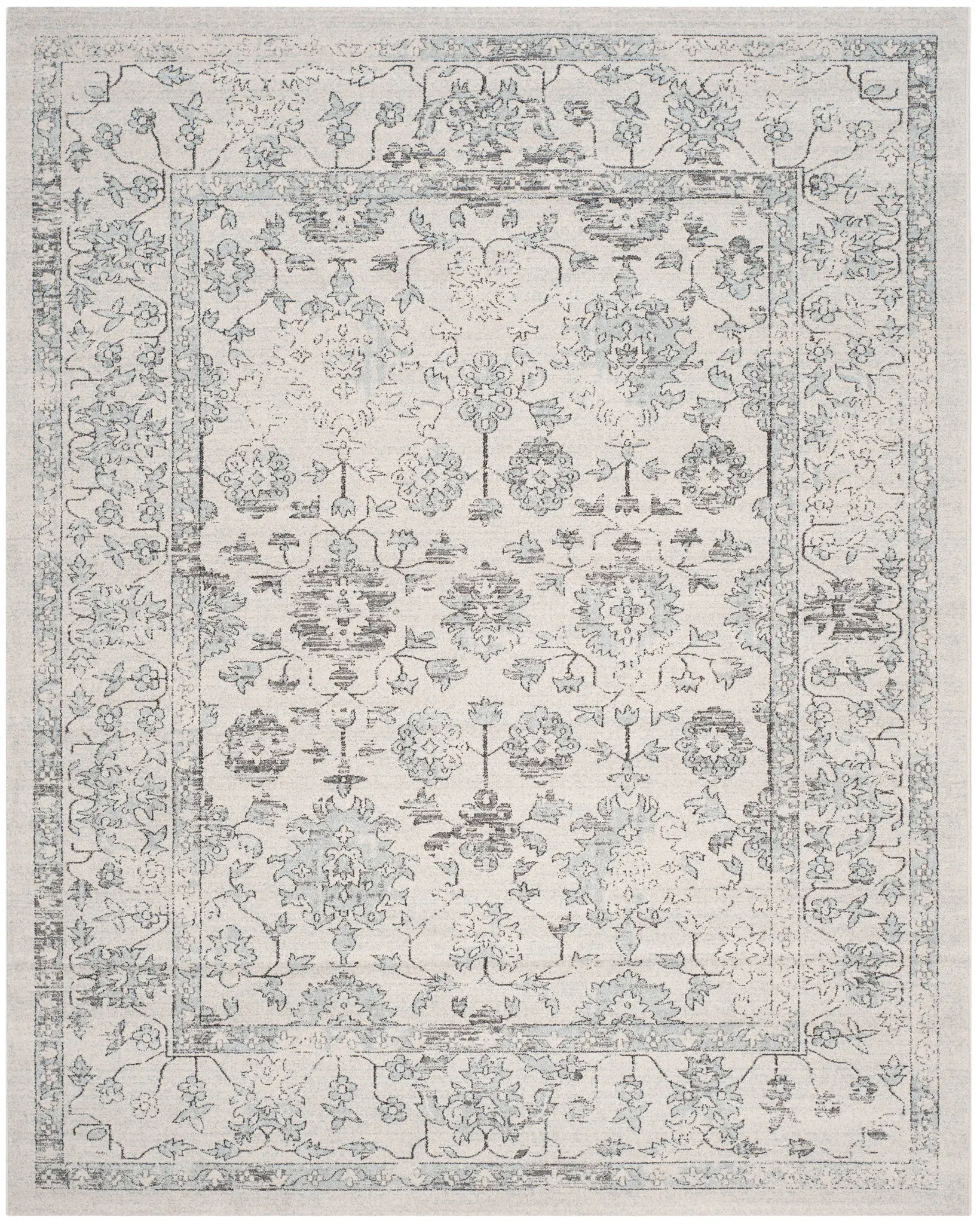 Carmel Bordered Floral Rug