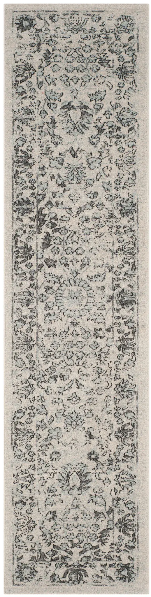Carmel Distressed Floral Medallion Rug