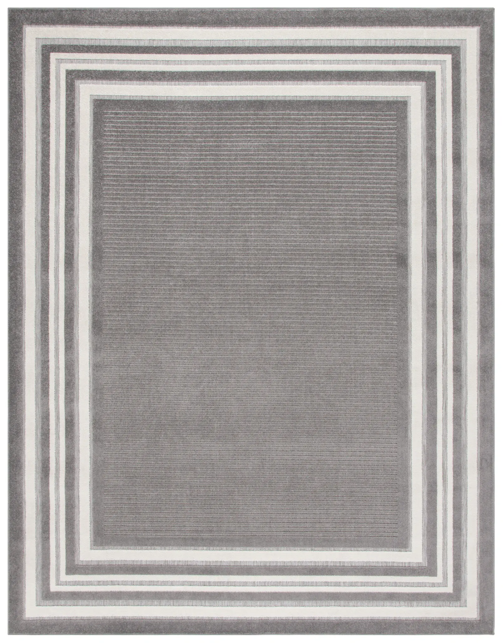Cabana Ribbed Border Outdoor Rug