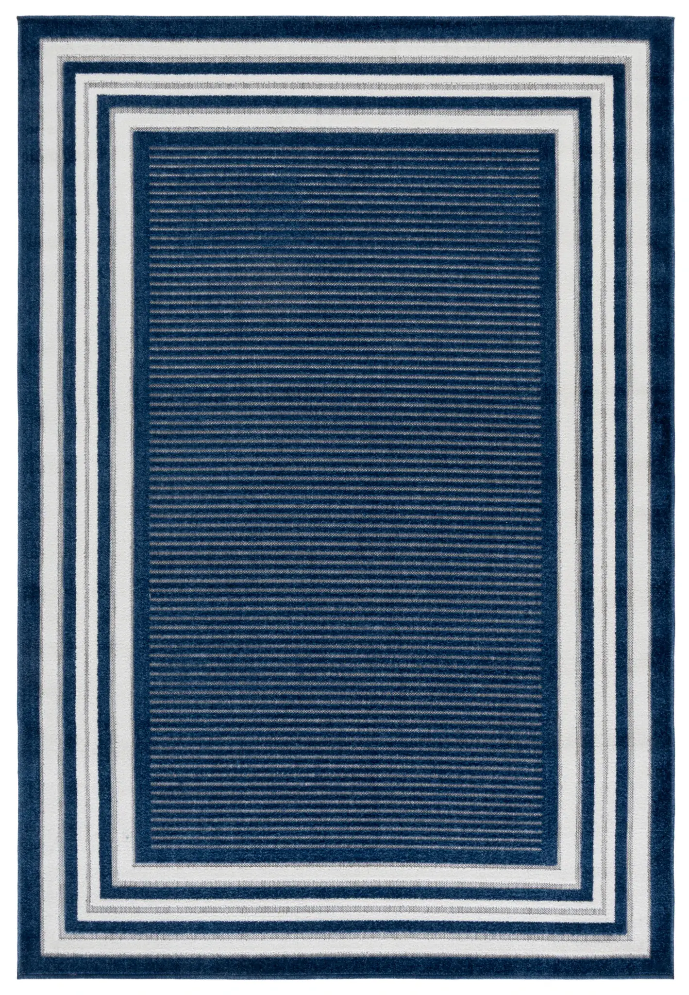 Cabana Ribbed Border Outdoor Rug