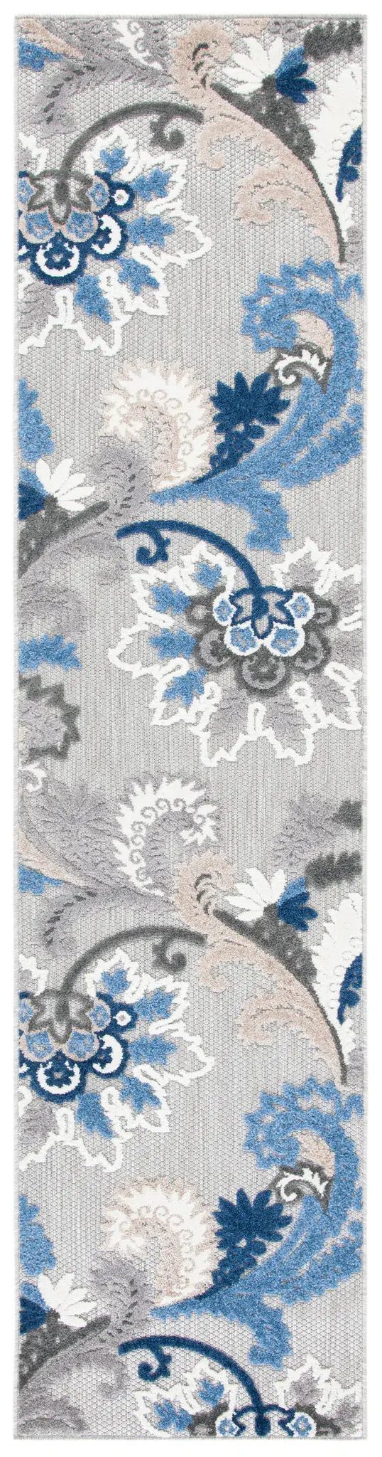 Cabana Scrolling Floral Outdoor Rug