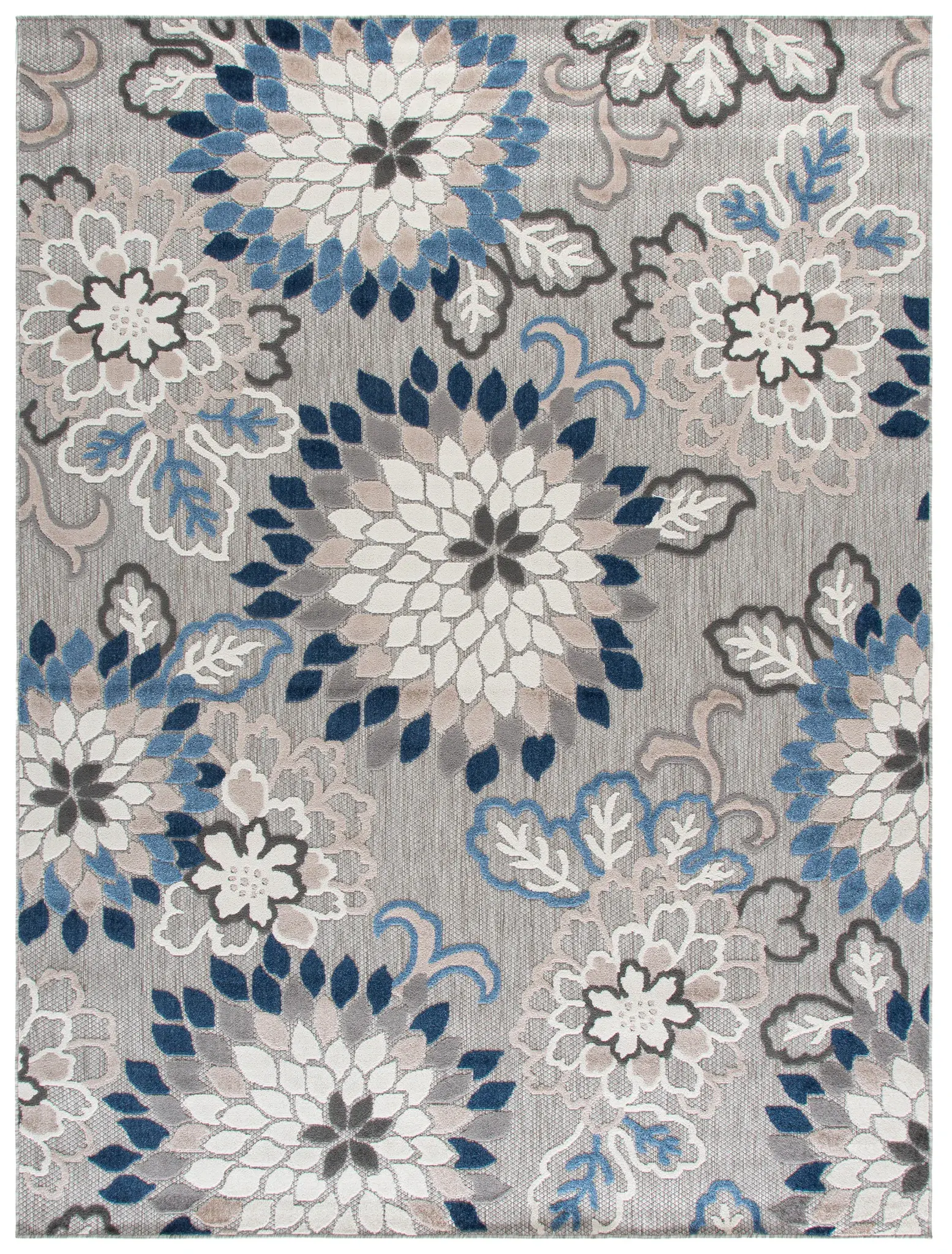 Cabana Chrysanthemum Outdoor Rug