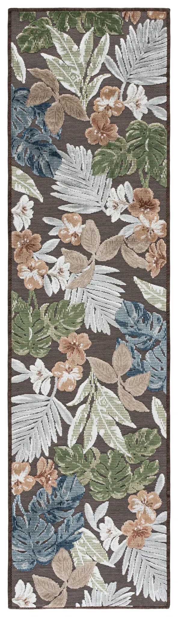 Cabana Tropical Botanical Leaf Outdoor Rug