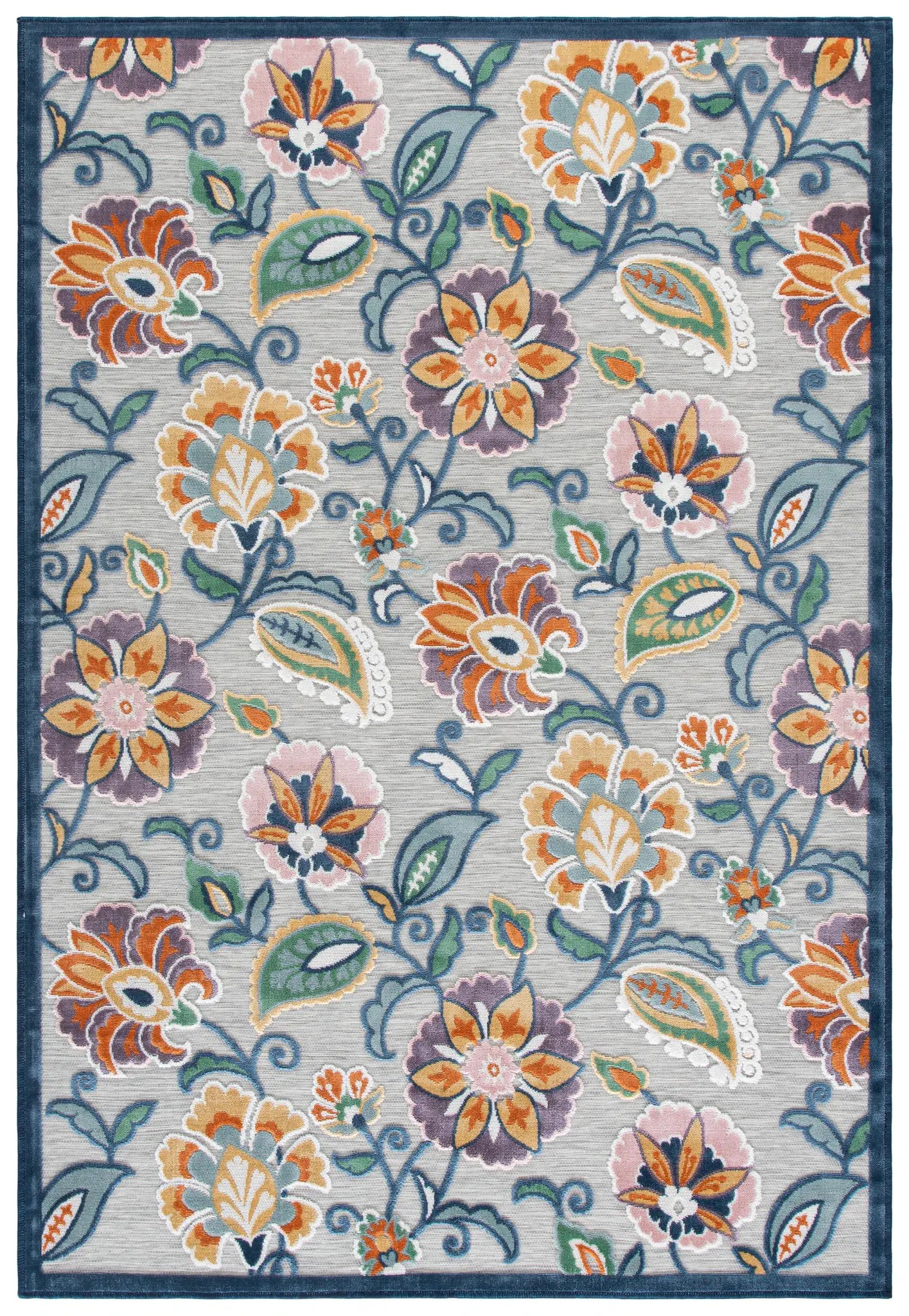 Cabana Bohemian Floral Outdoor Rug