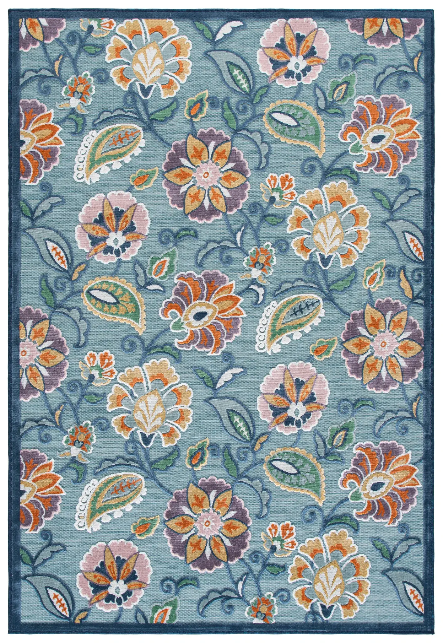 Cabana Bohemian Floral Outdoor Rug