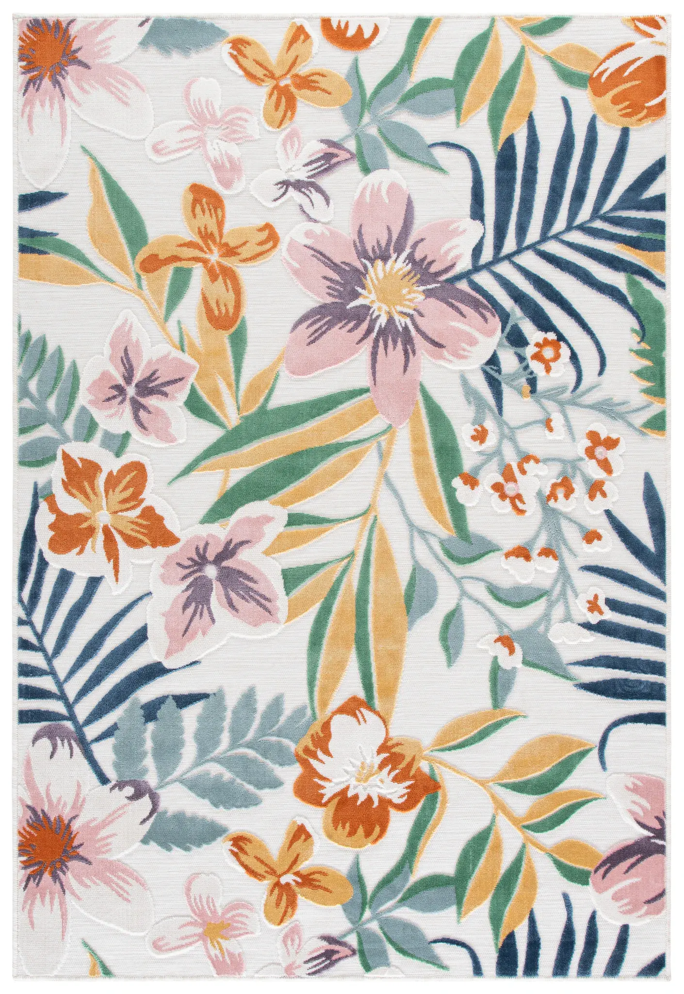 Cabana Tropical Floral Outdoor Rug