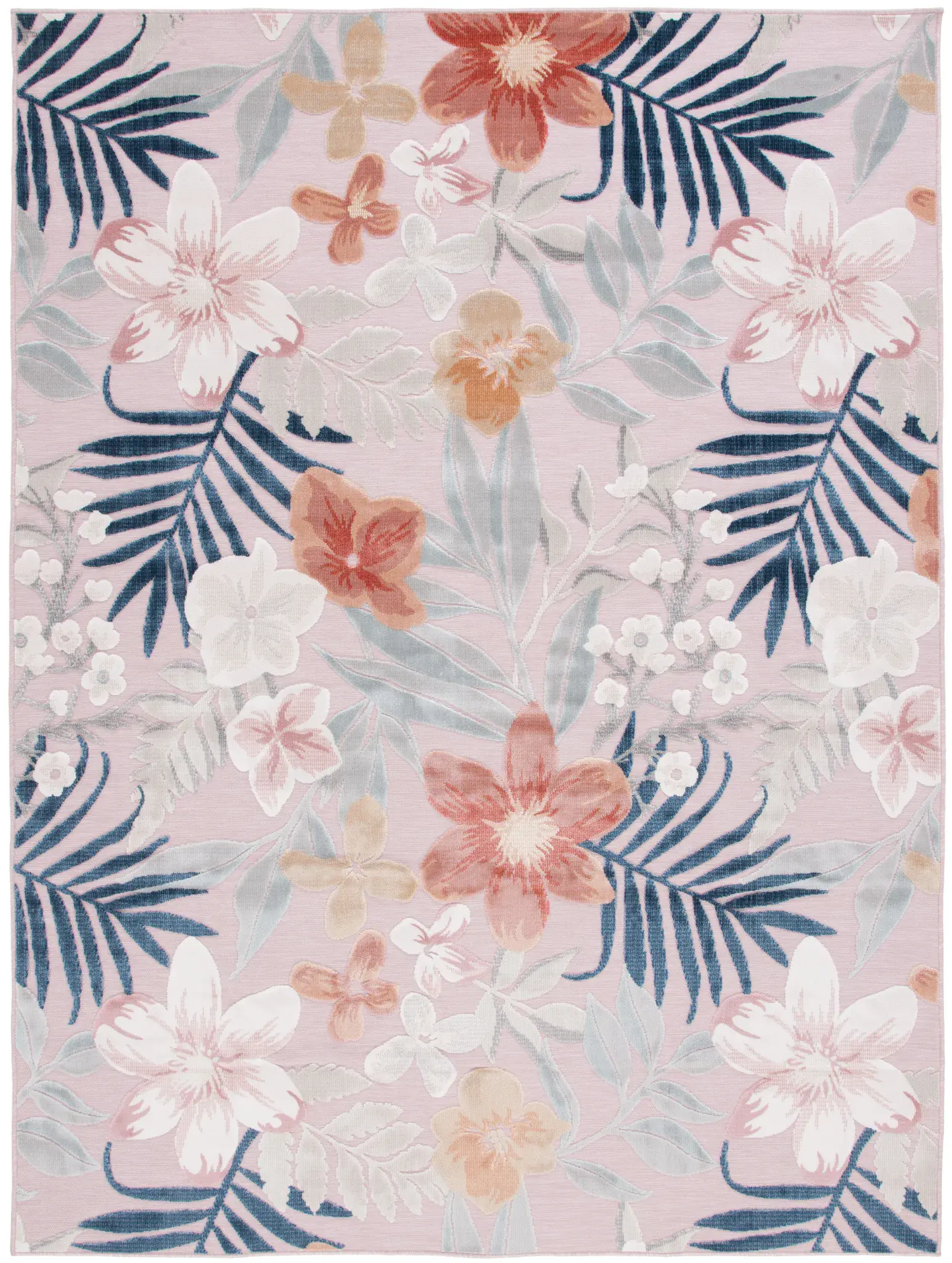 Cabana Tropical Floral Outdoor Rug