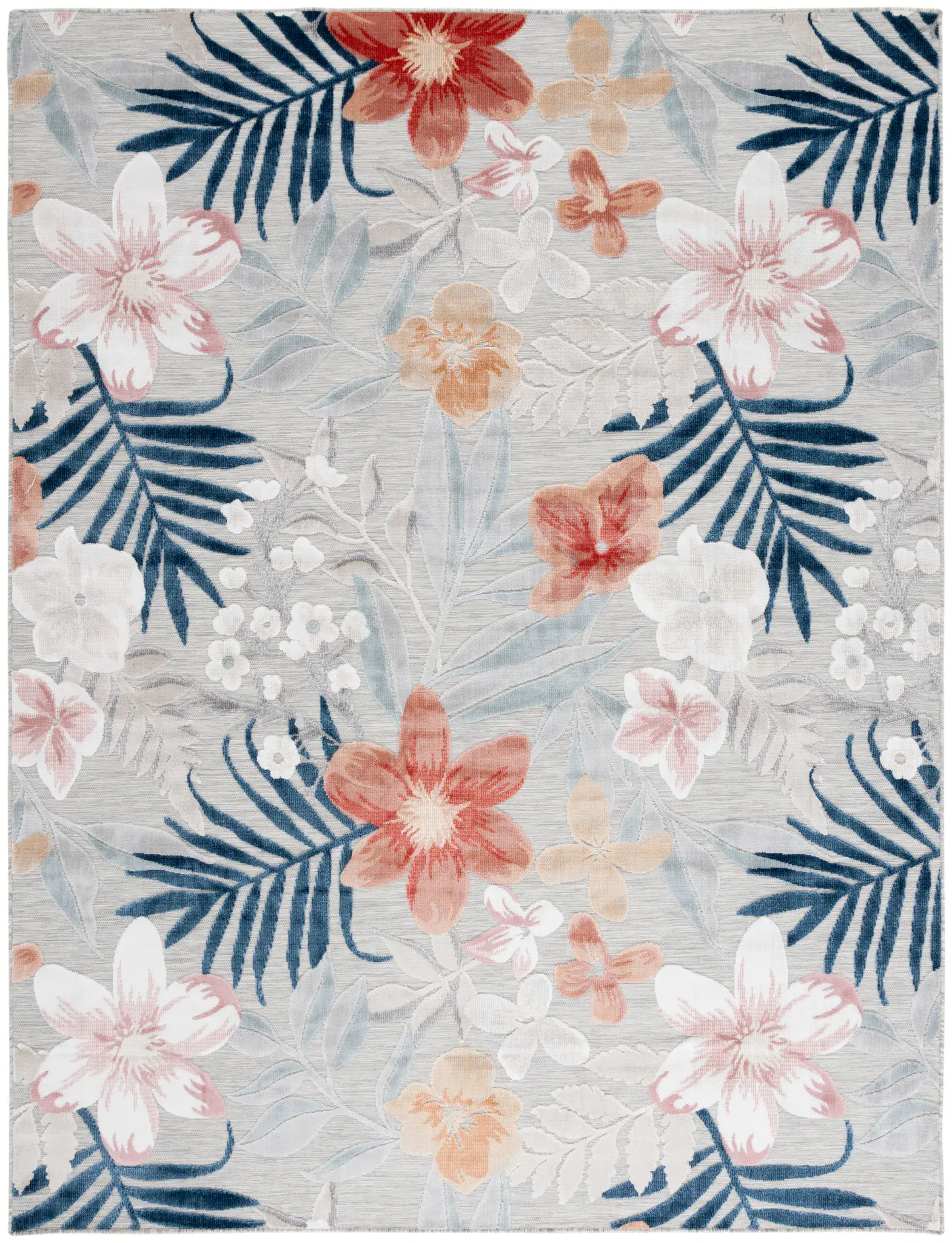 Cabana Tropical Floral Outdoor Rug