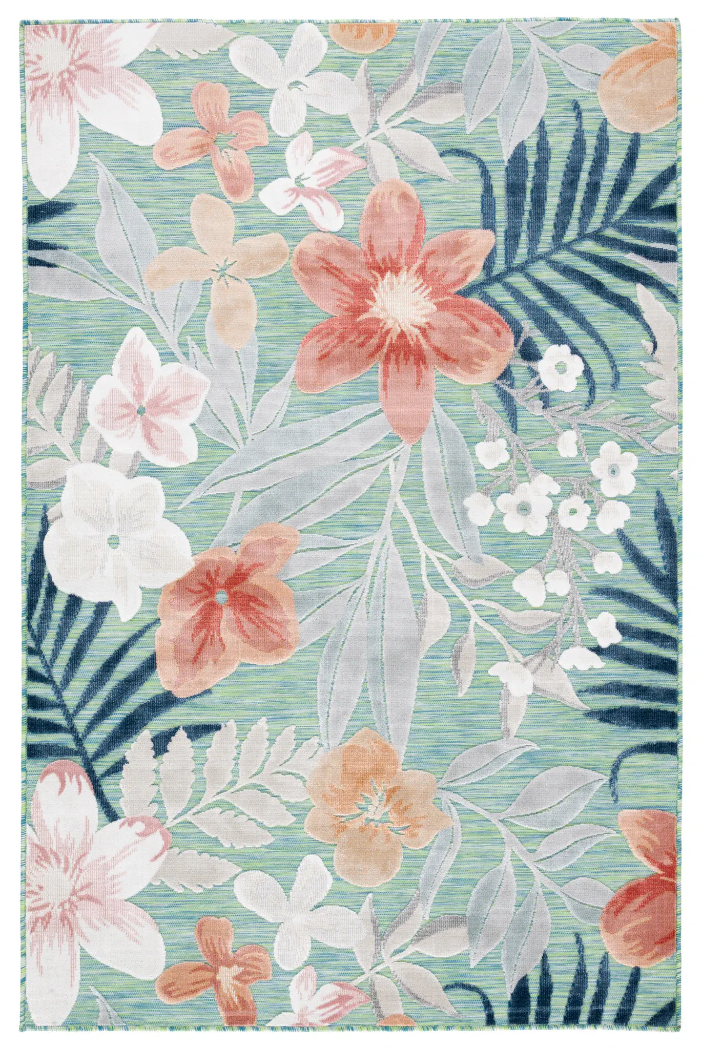Cabana Tropical Floral Outdoor Rug