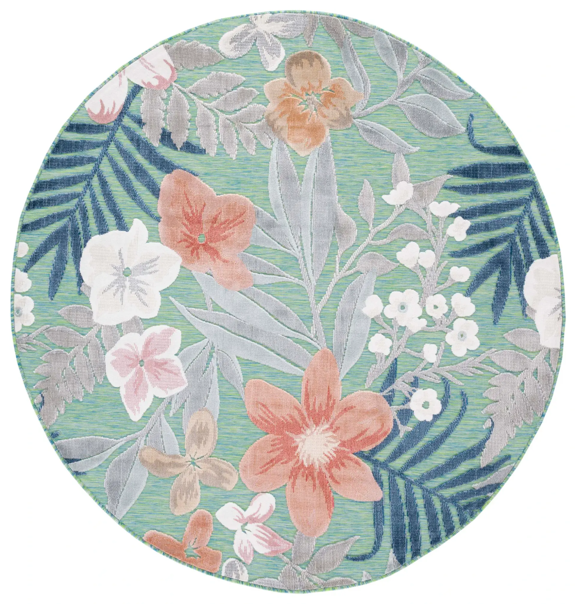 Cabana Tropical Floral Outdoor Rug