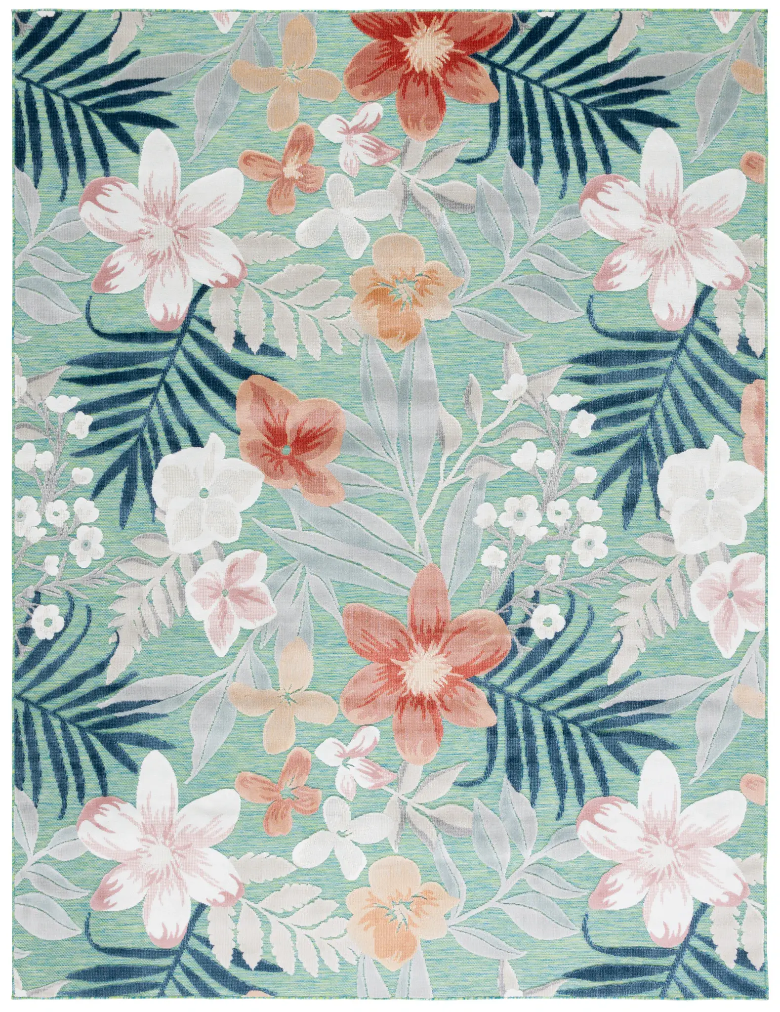 Cabana Tropical Floral Outdoor Rug